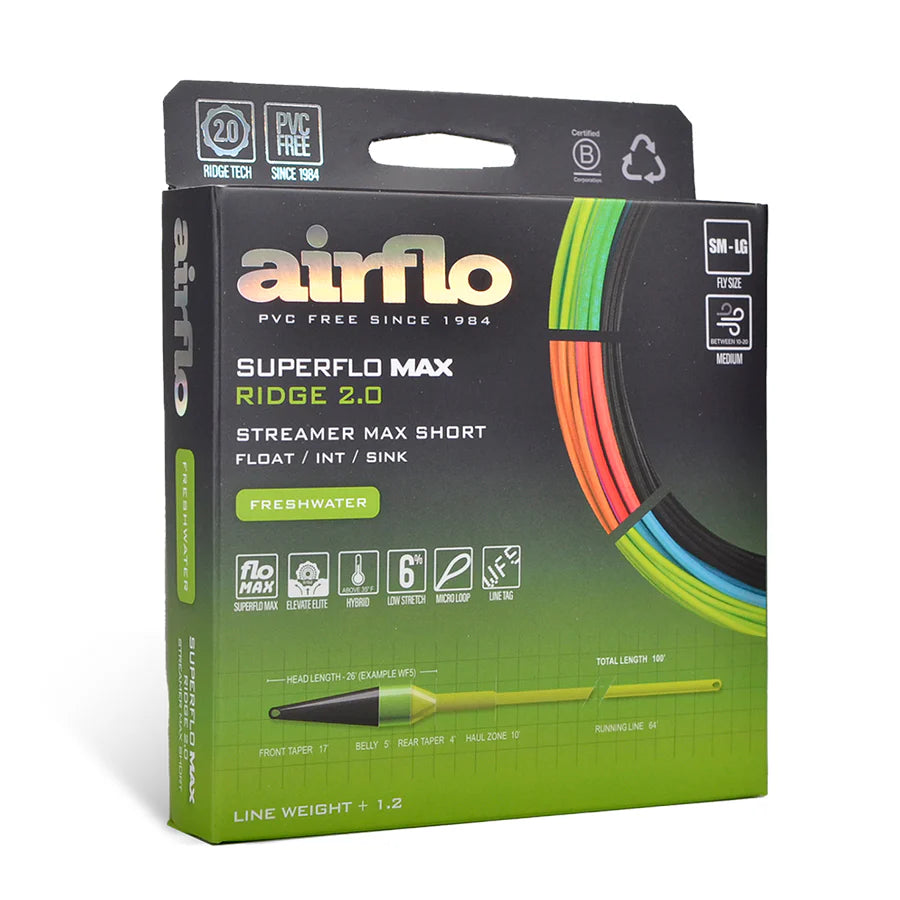 Airflo Superflo Streamer Max Short Fly Line - Updated for 2026!