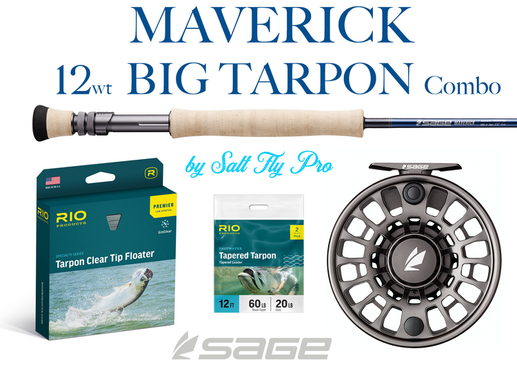 Sage MAVERICK 12wt GT GIANT TREVALLY Fly Rod Combo Outfit - NEW!