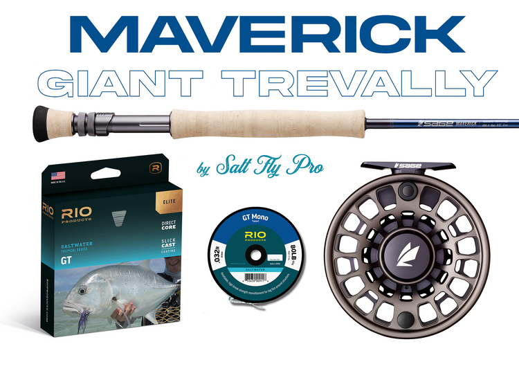 Sage Maverick 12wt 1290 GT Giant Trevally Fly Rod Combo Outfit