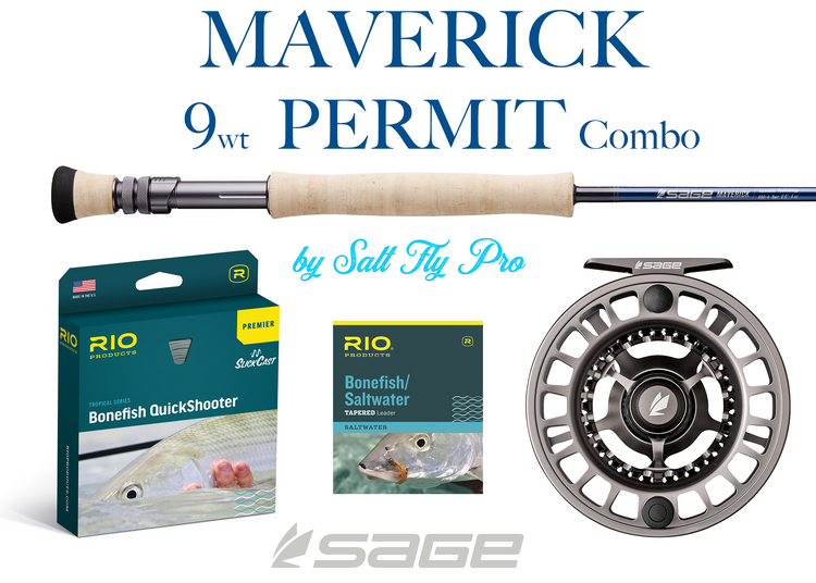 Sage Maverick 9wt PERMIT Fly Rod Combo Outfit