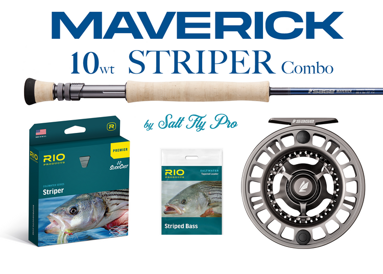 Sage Maverick 10wt Striper combo fly rod reel