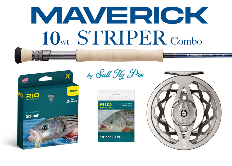 Sage Maverick 10wt Striper combo fly rod reel