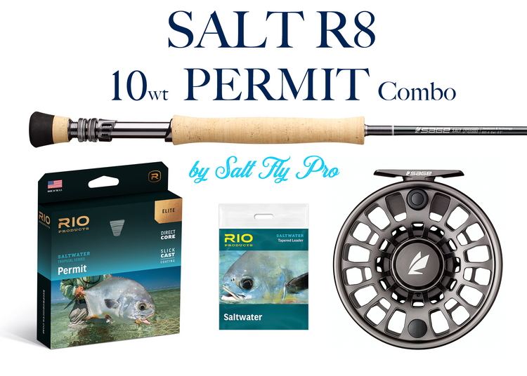 Sage Salt R8 Permit 9wt 10wt 990 1090 Permit fly rod combo outfit