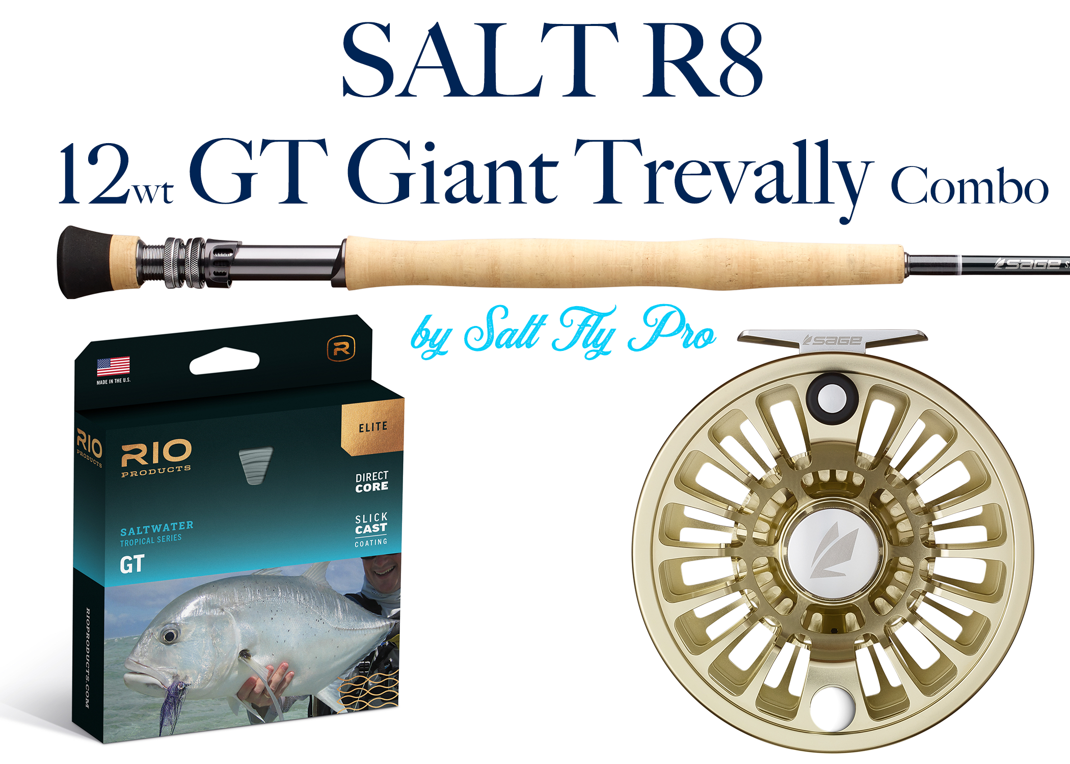 Sage Salt R8 12wt GT Giant Trevally fly rod Thermo combo 1