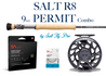 Sage SALT R8 9wt PERMIT Fly Rod Combo - New!