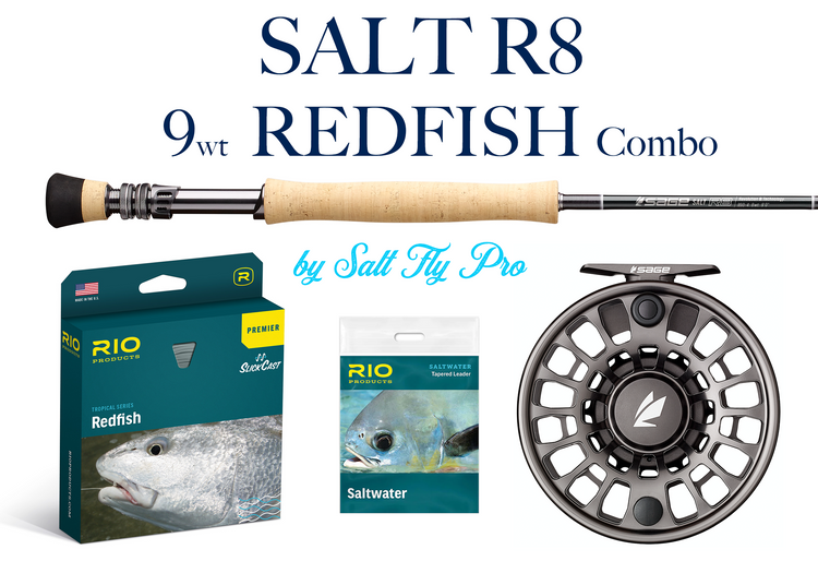 Sage SALT R8 9wt 990 Redfish Fly Rod Combo Outfit