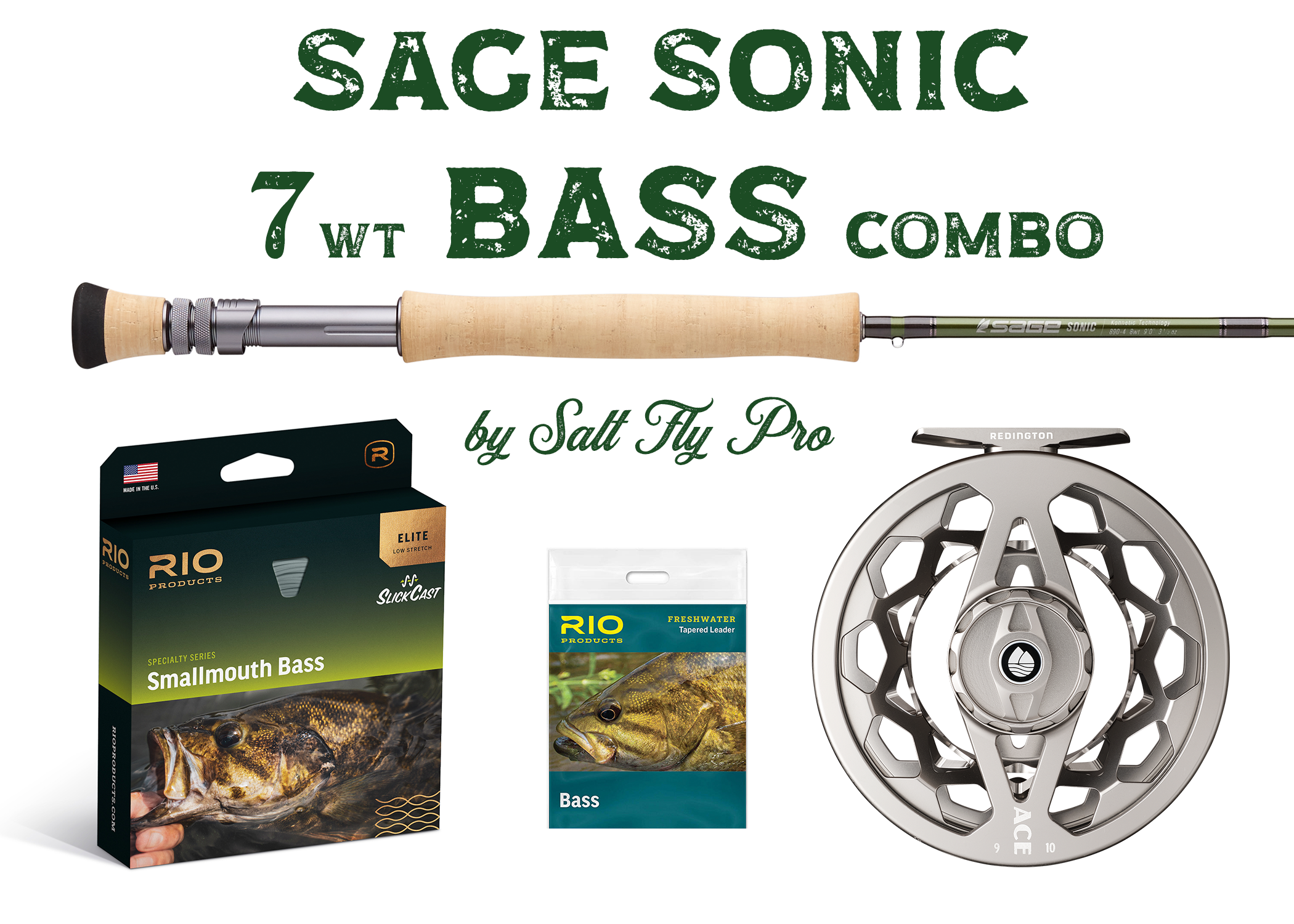 Sage Smallmouth Bass 7wt Sonic Fly Rod Reel Combo – Salt Fly