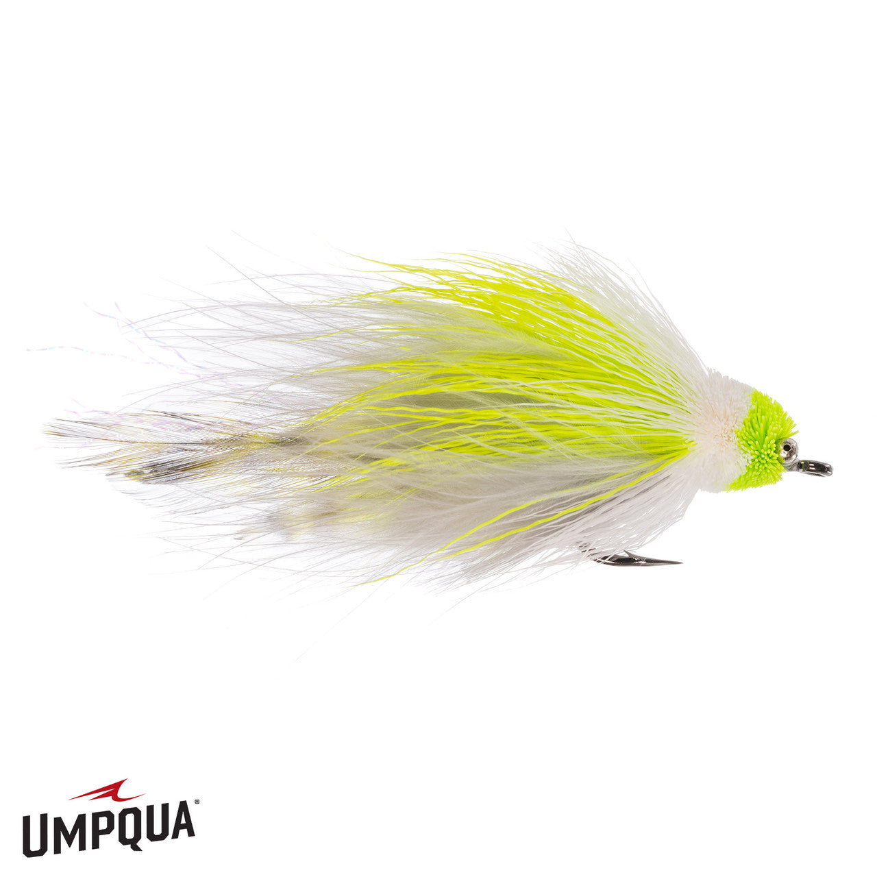 Umpqua Salty Summoner #2/0 Chartreuse/White - NEW!