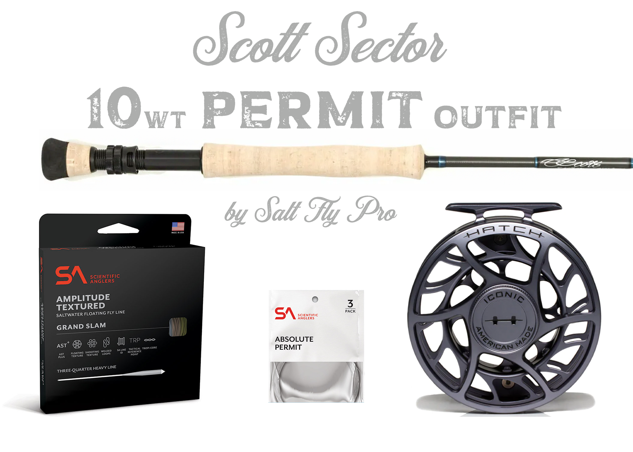 Scott Sector 10wt PERMIT Outfit Combo - NEW!