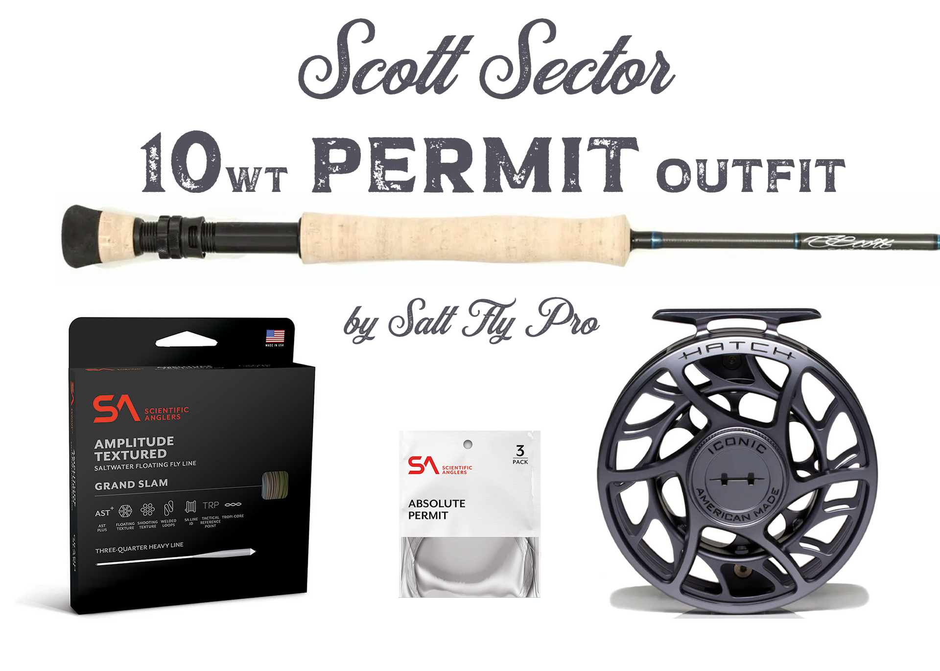 Scott Sector 10wt PERMIT Outfit Combo - New!