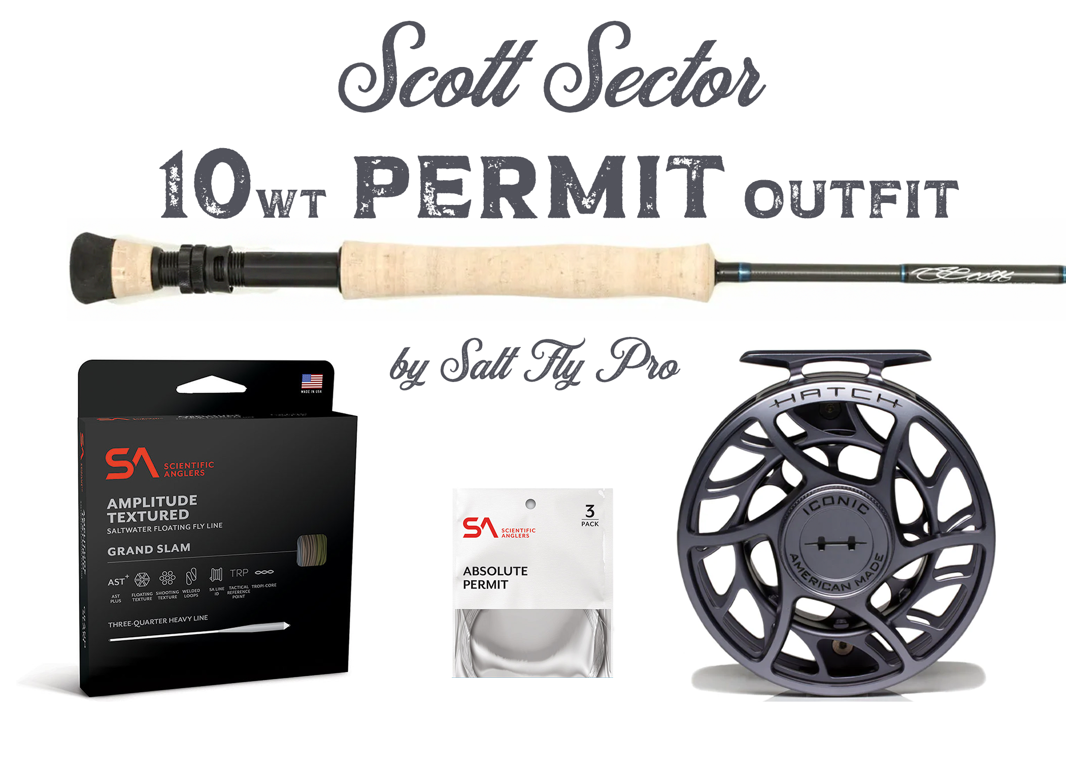 Scott Sector 10wt PERMIT Outfit Combo - New!