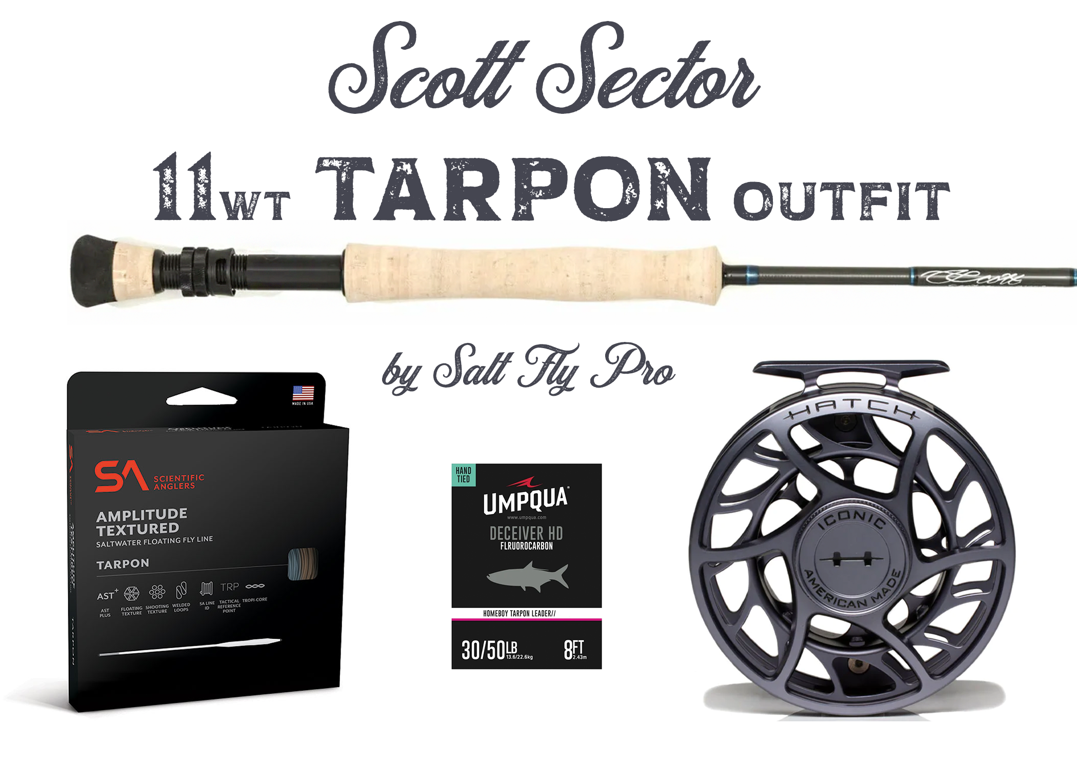 Scott Sector 11wt TARPON Combo Outfit - New!