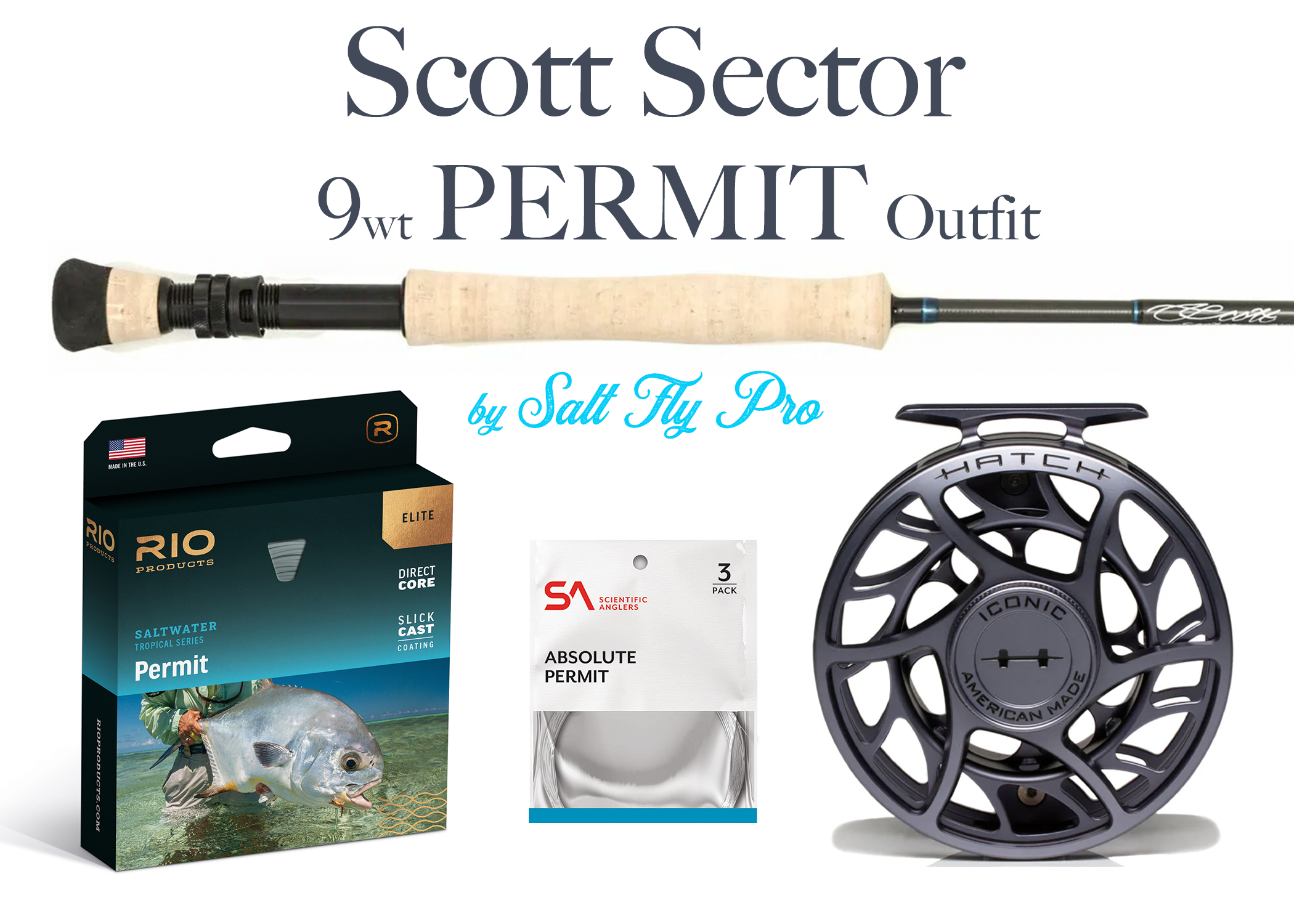 Scott Sector 9wt BONEFISH & PERMIT Outfit Combo