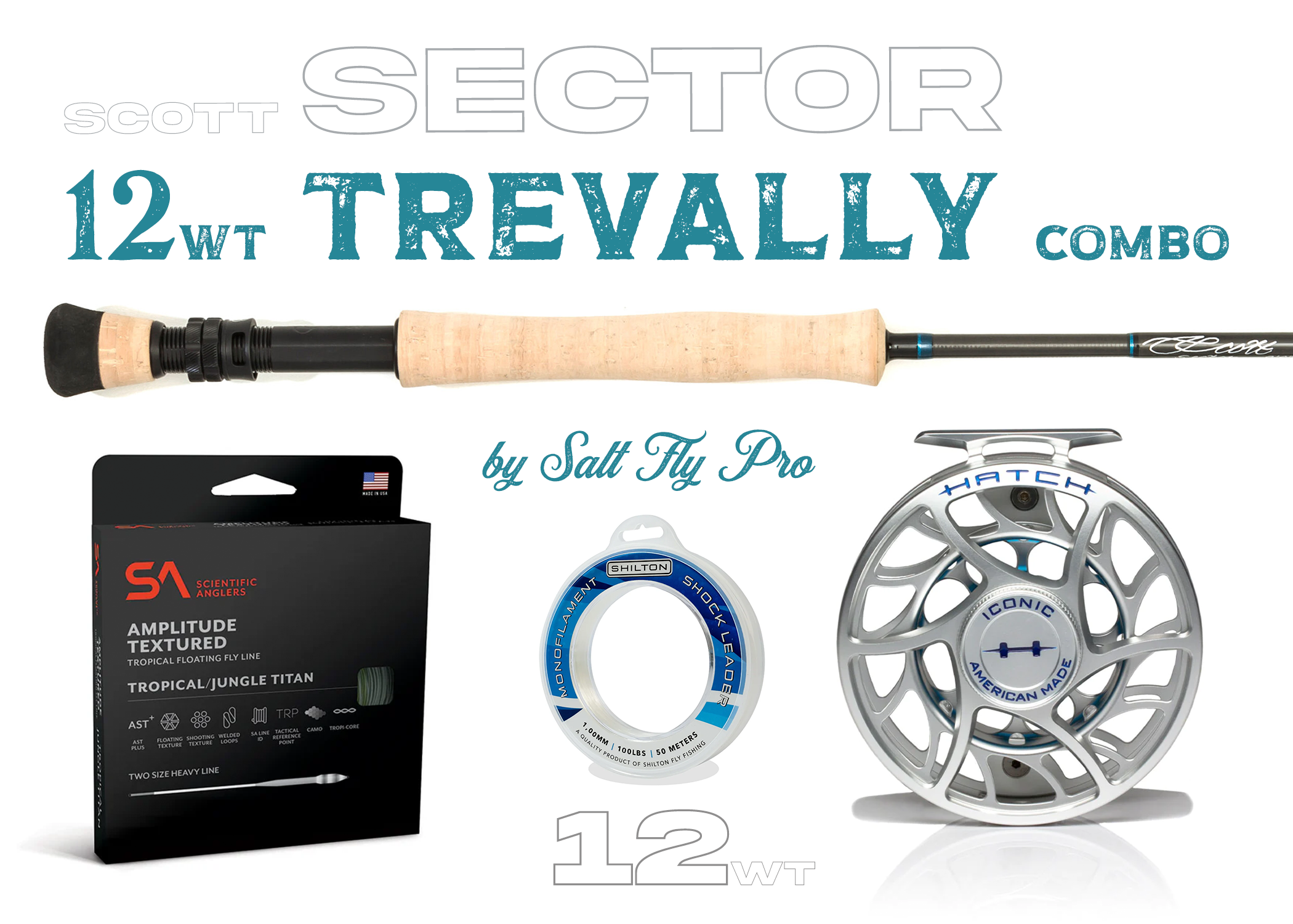 Scott Sector 12wt GT Giant Trevally Combo Fly Rod & Hatch Reel Outfit Scott Sector 12wt GT Giant Trevally Combo Fly Rod & Hatch Reel Outfit