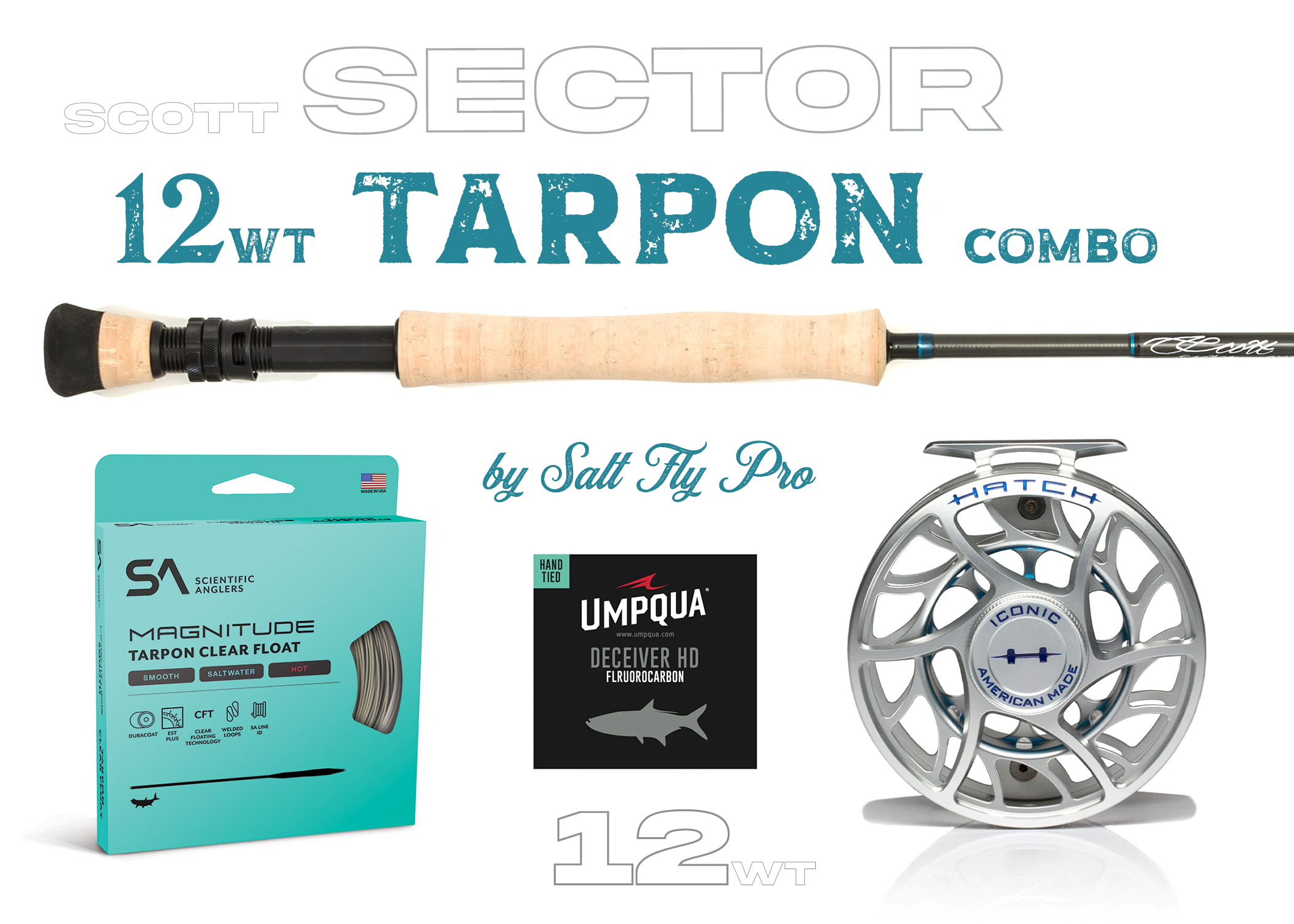 Scott Sector 12wt TARPON Outfit Combo - New!