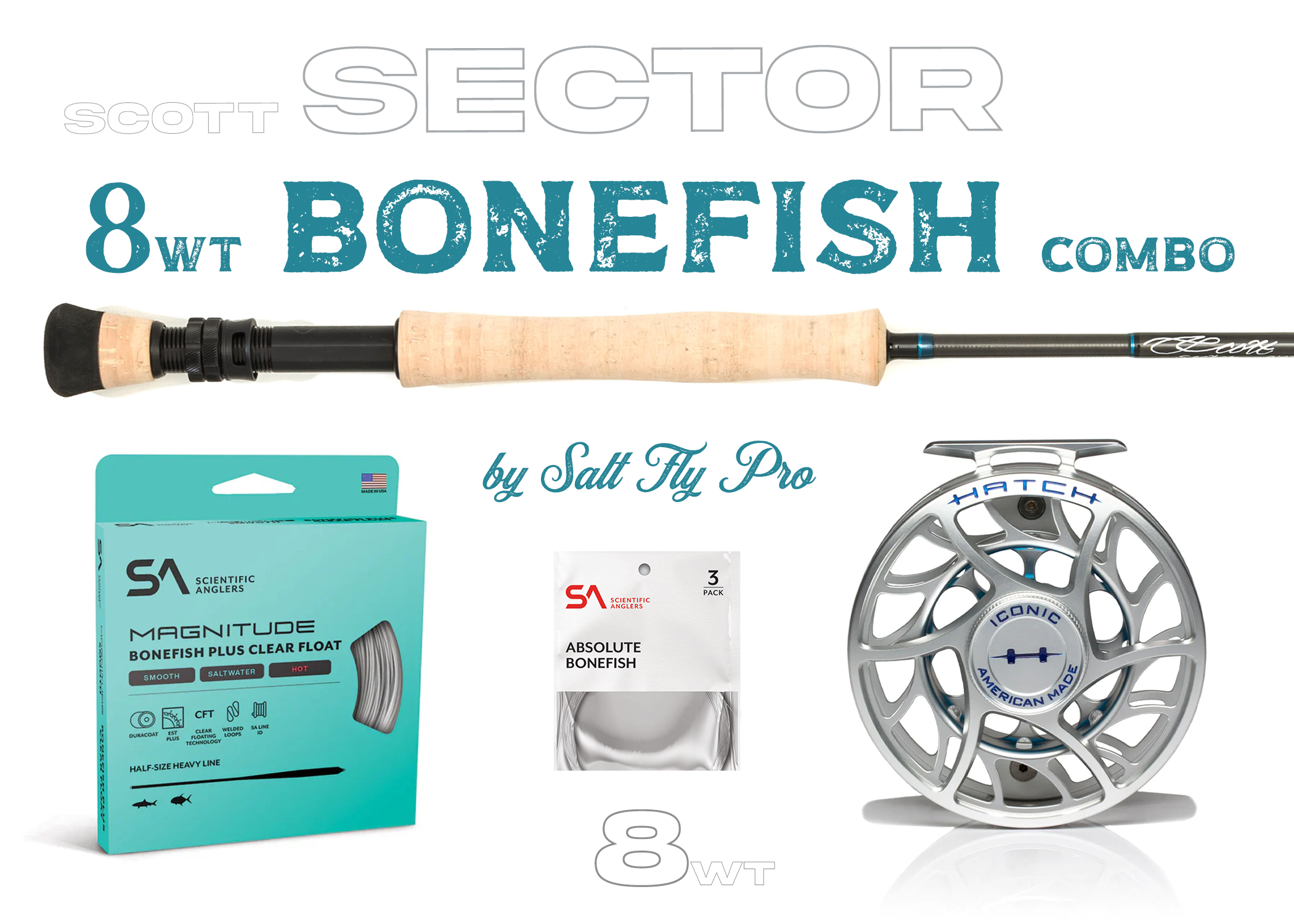 Scott Sector 8wt BONEFISH Outfit Combo