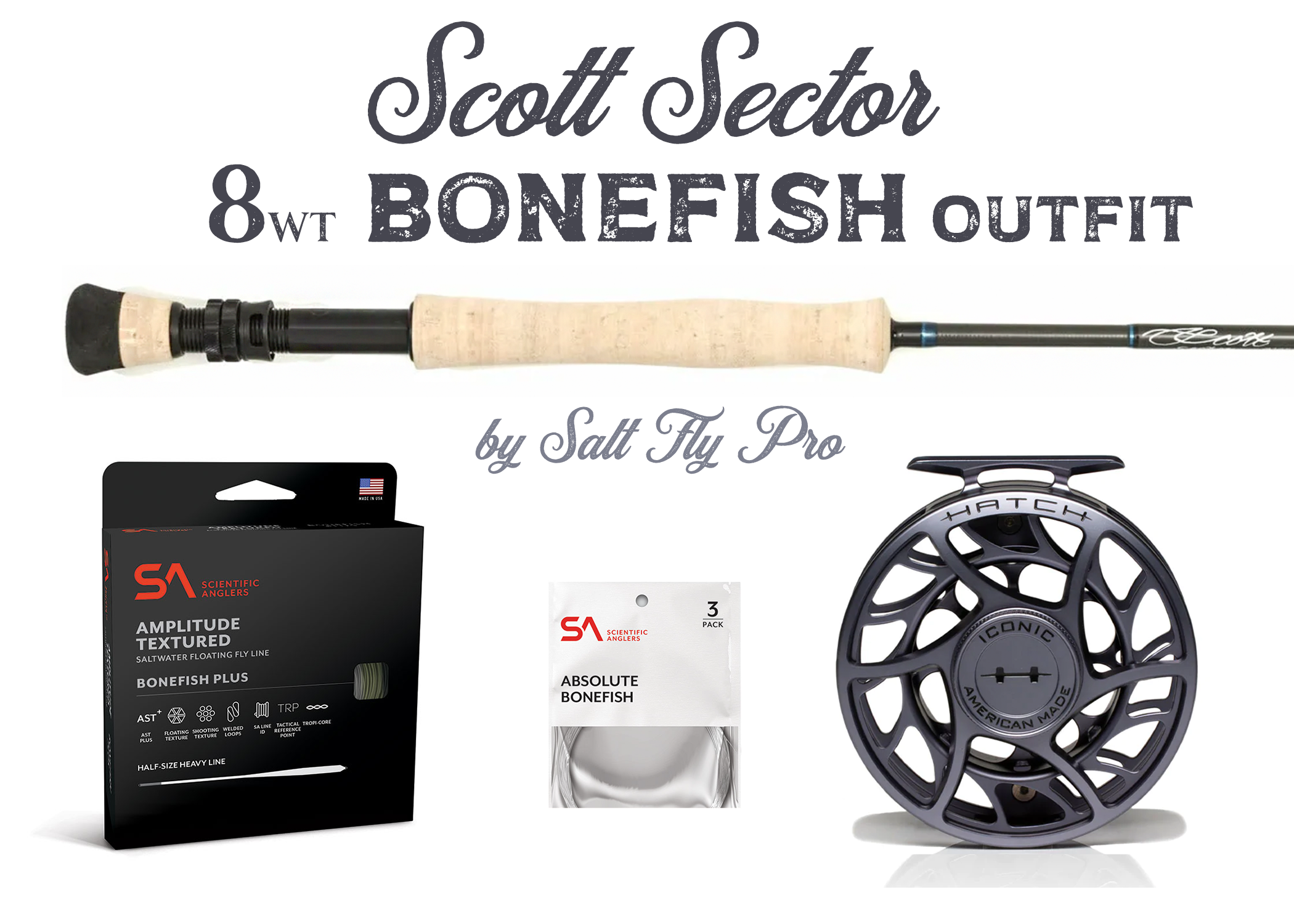 Scott Sector 8wt BONEFISH Outfit Combo