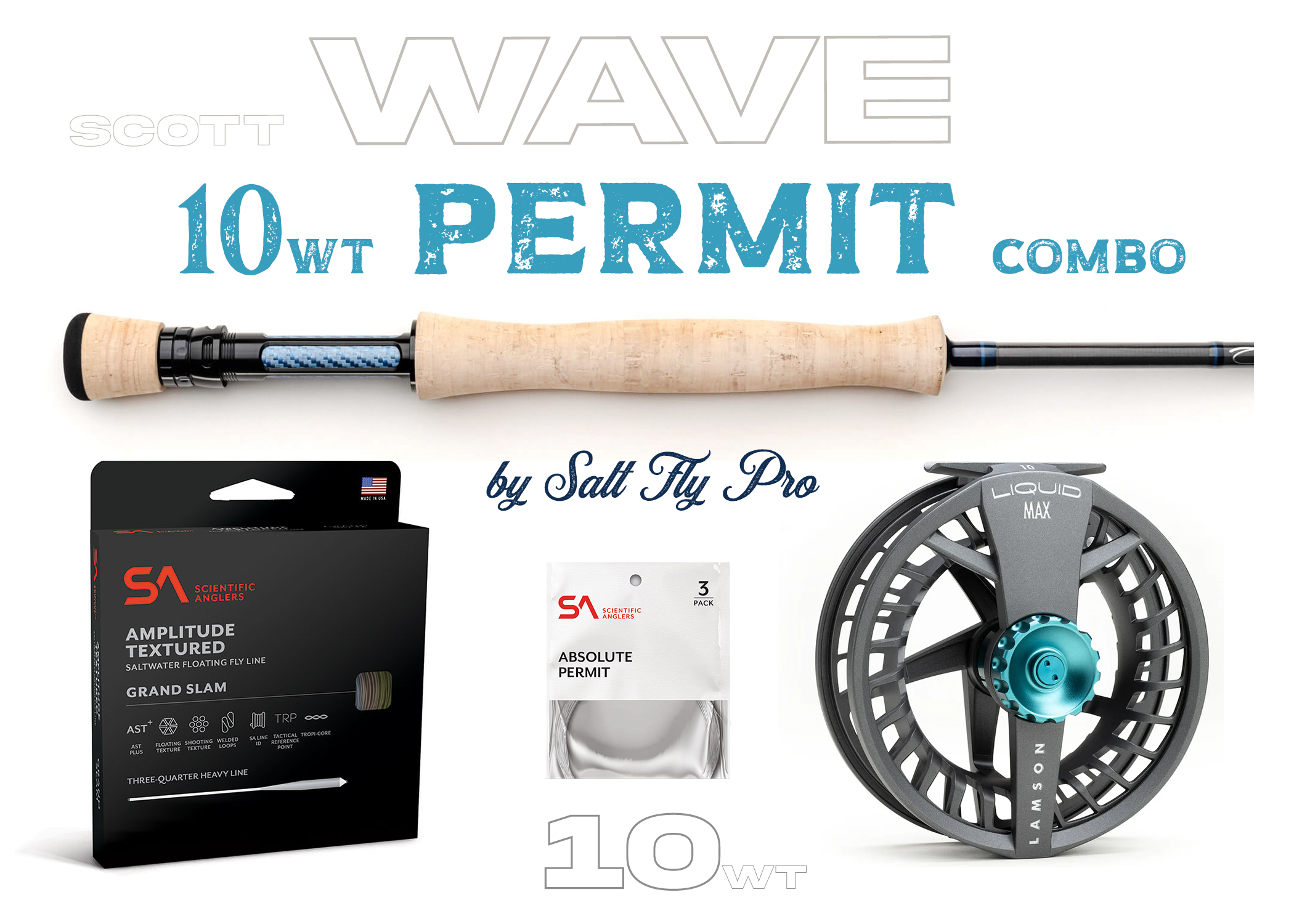 Scott WAVE 10wt PERMIT & TARPON Outfit Combo - New!
