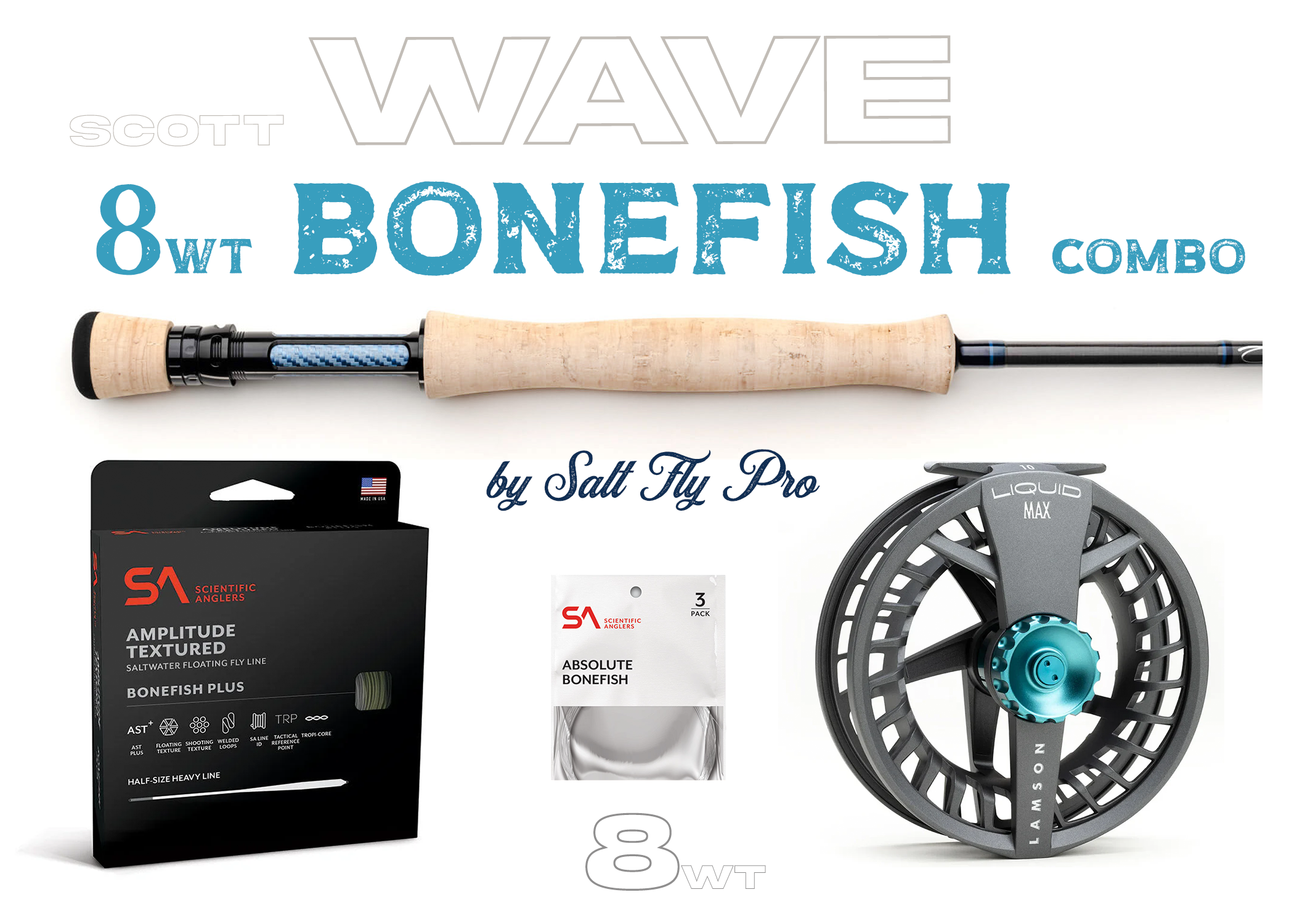 Scott WAVE 8wt BONEFISH Outfit Combo - New!