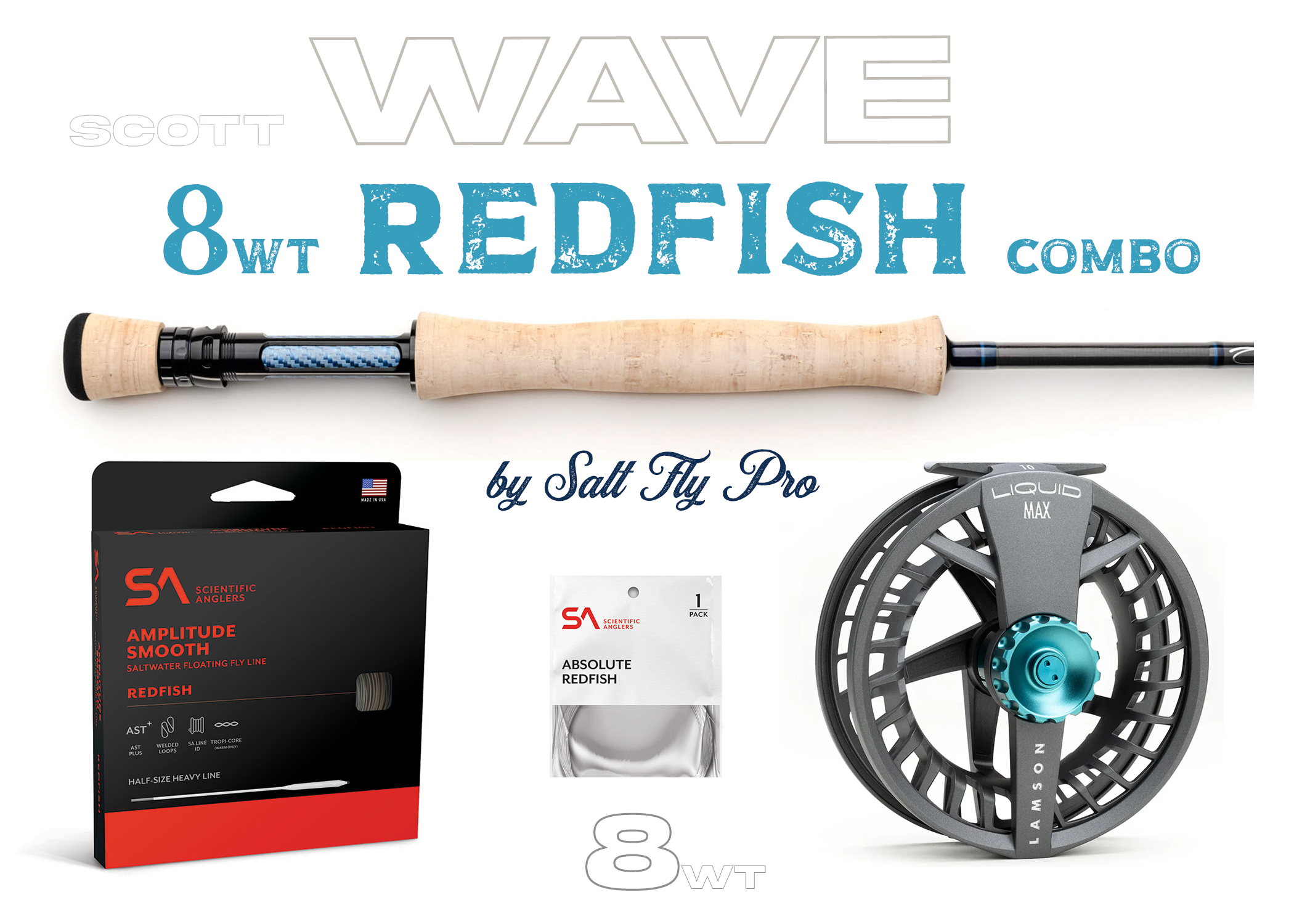 Scott WAVE 8wt REDFISH Outfit Combo - New!