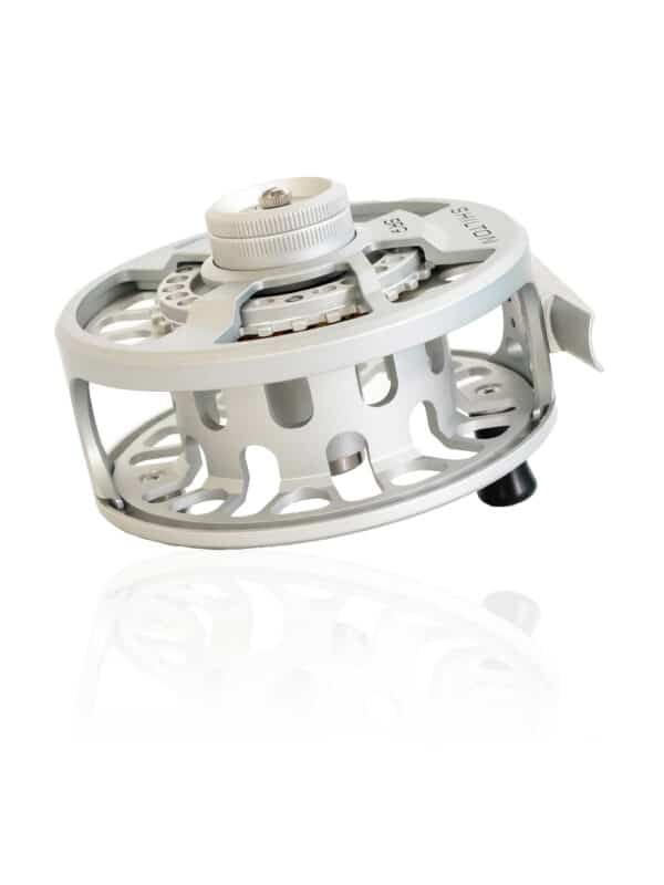 arctic silver fly reel Shilton SR9 Reels (8-9wt) in Titanium Silver
