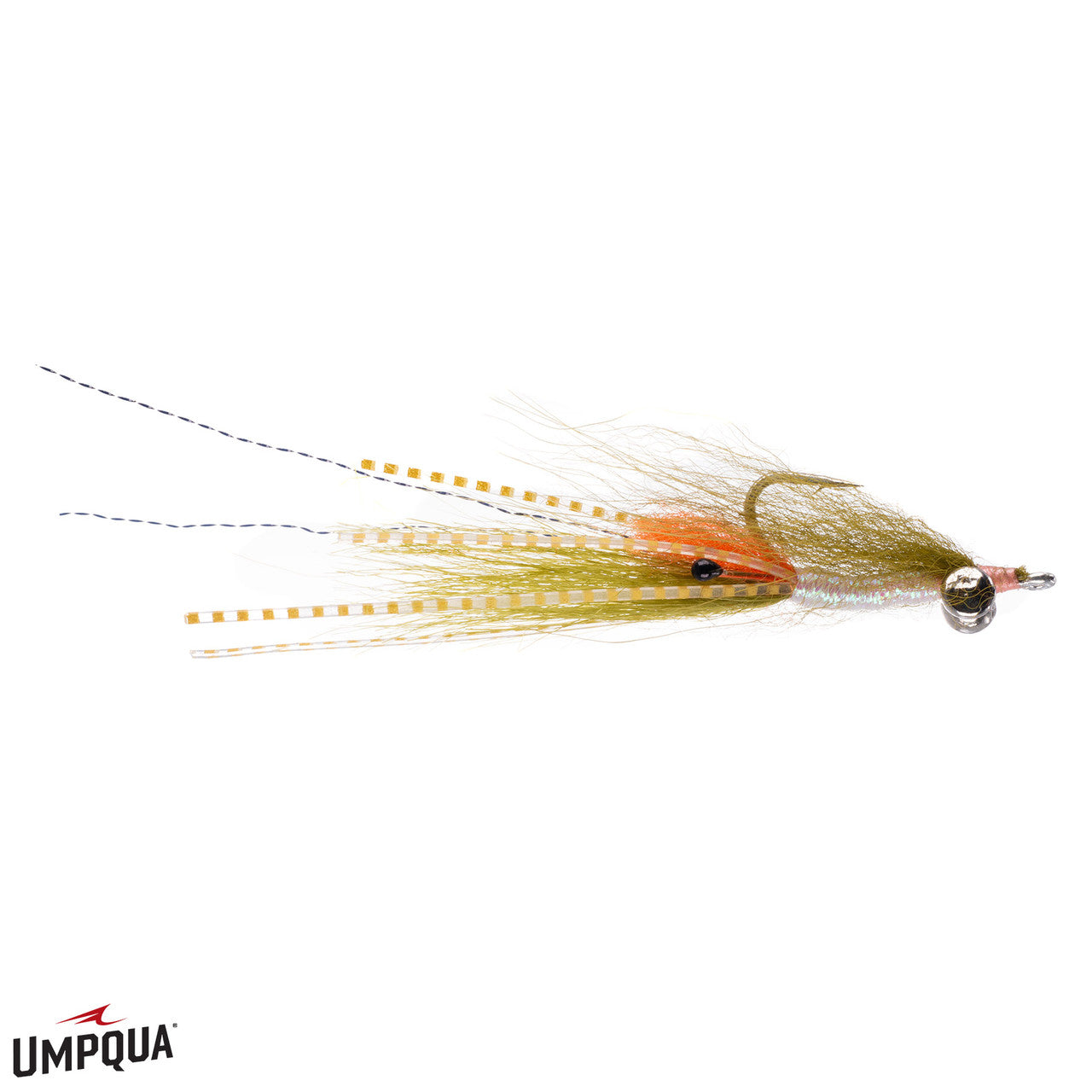 Umpqua Spawning Shrimp Lead Eye #2 in Olive - New!