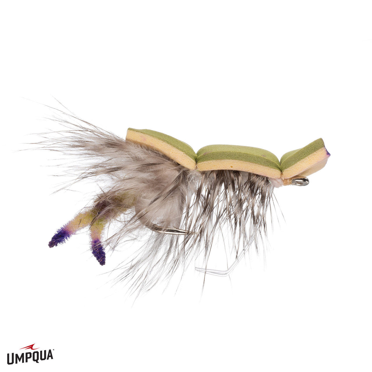 Umpqua Strong Arm FLOATING Crab #2 in Pass Crab Olive - New!