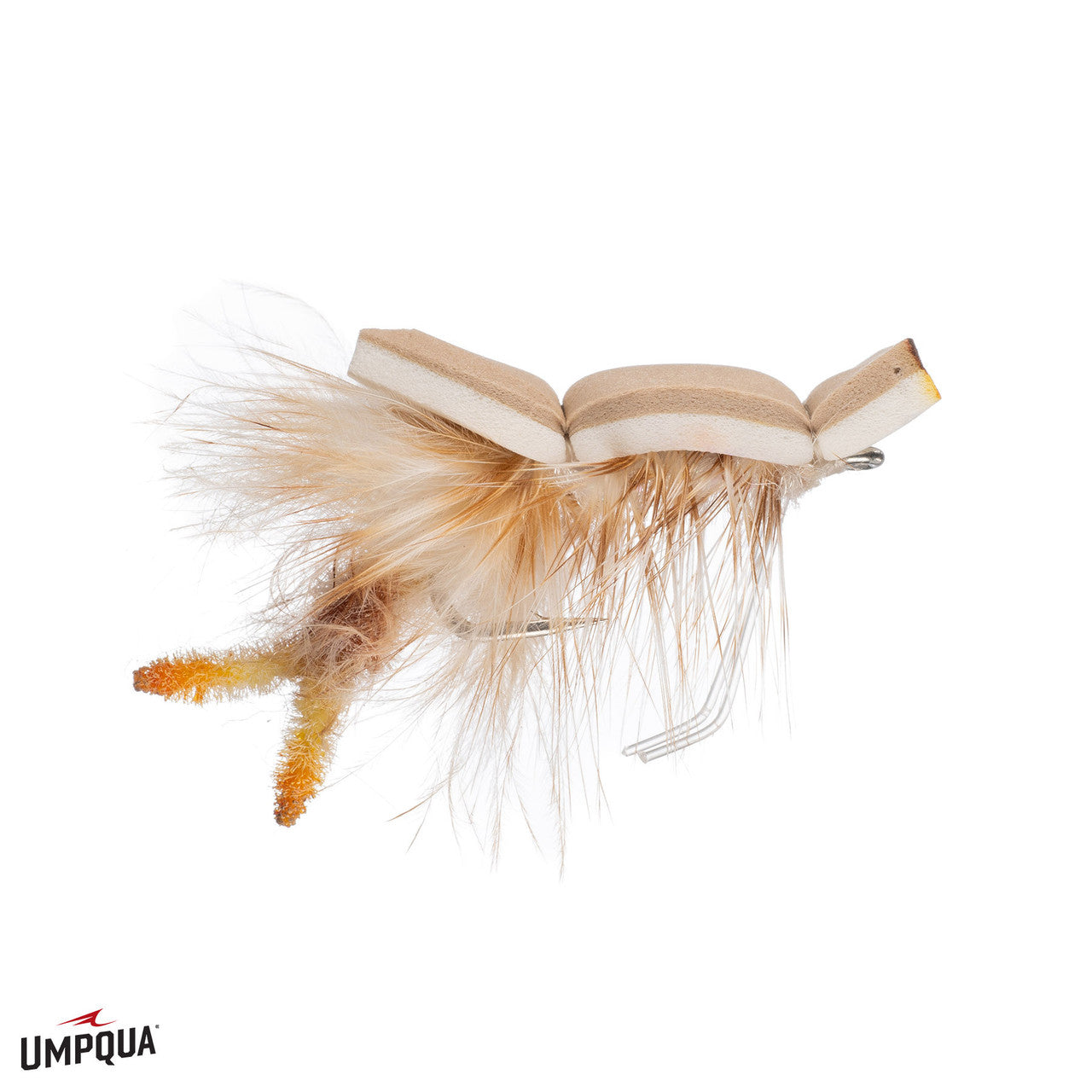 Umpqua Strong Arm FLOATING Crab #2 in Sargassum Crab Light Tan - New!