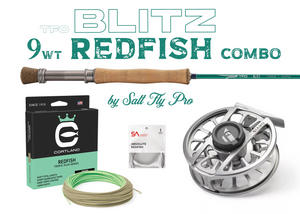 TFO BLITZ 8wt REDFISH Fly Rod Combo Outfit