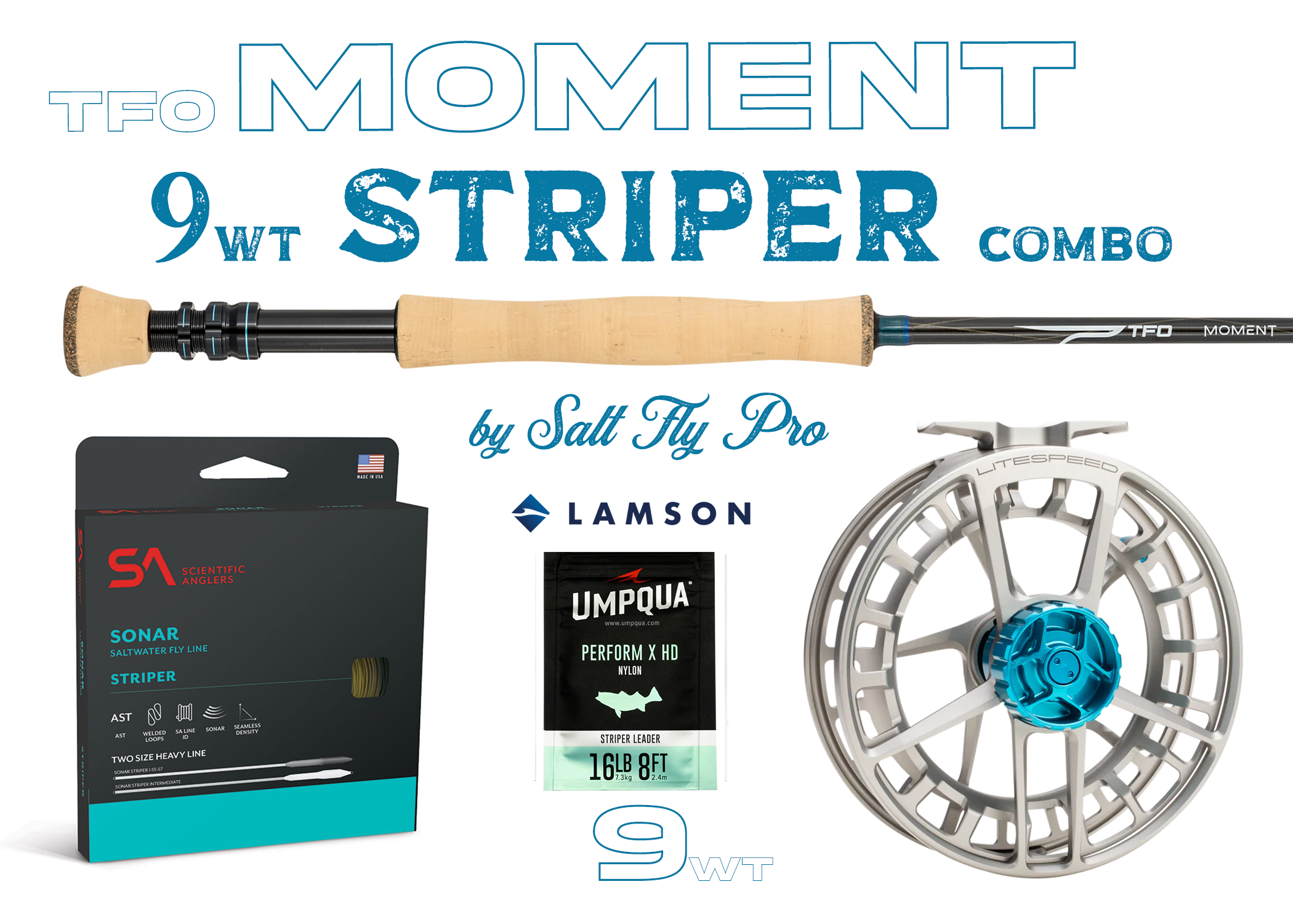discount saltwater fly reel 9wt TFO BLITZ PERMIT Rod Combo Outfit longer casts 9-10 Weight All Saltwater Fly