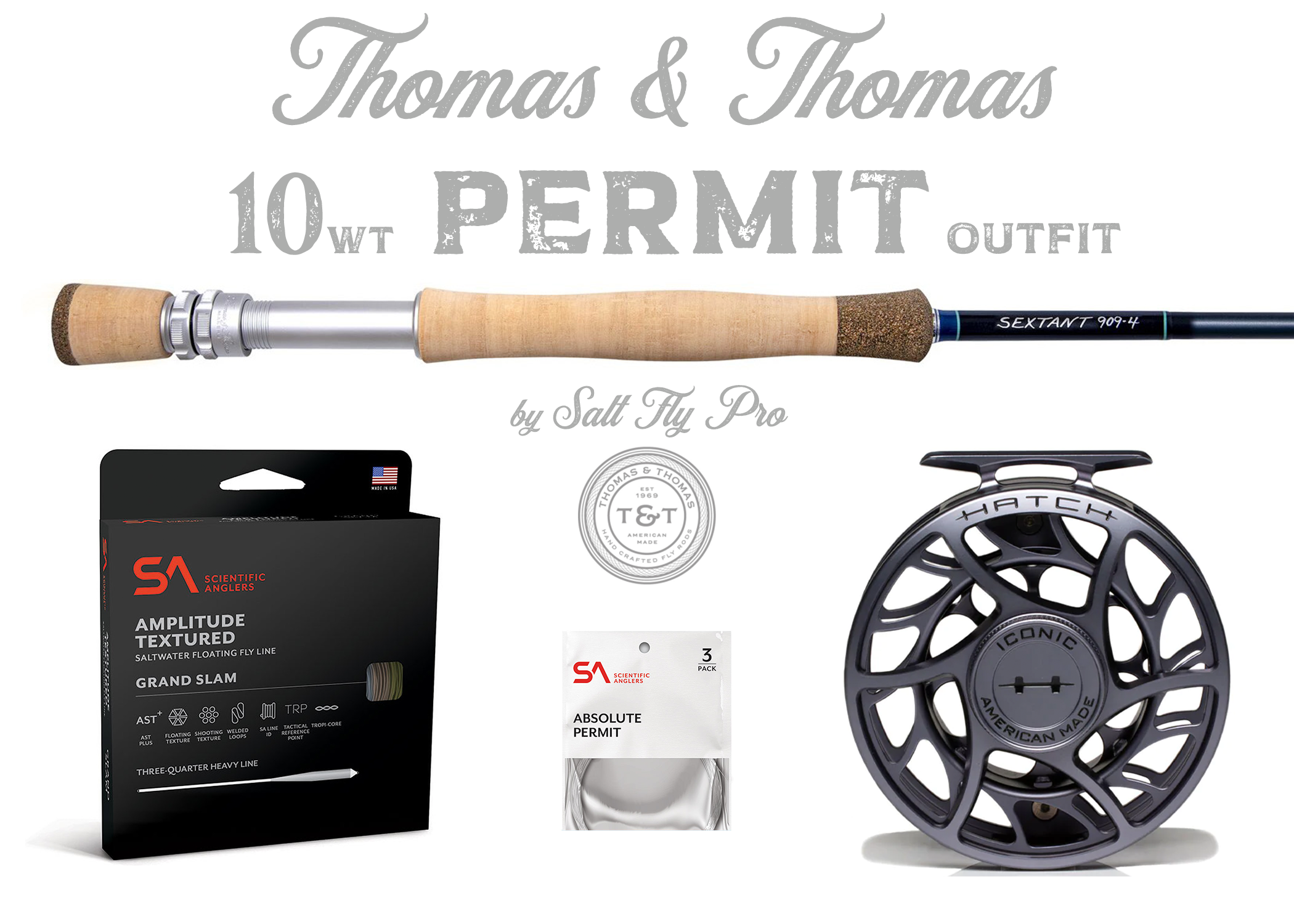 Thomas & Thomas Sextant 10wt PERMIT Outfit Combo Thomas & Thomas Sextant 10wt PERMIT Outfit Combo