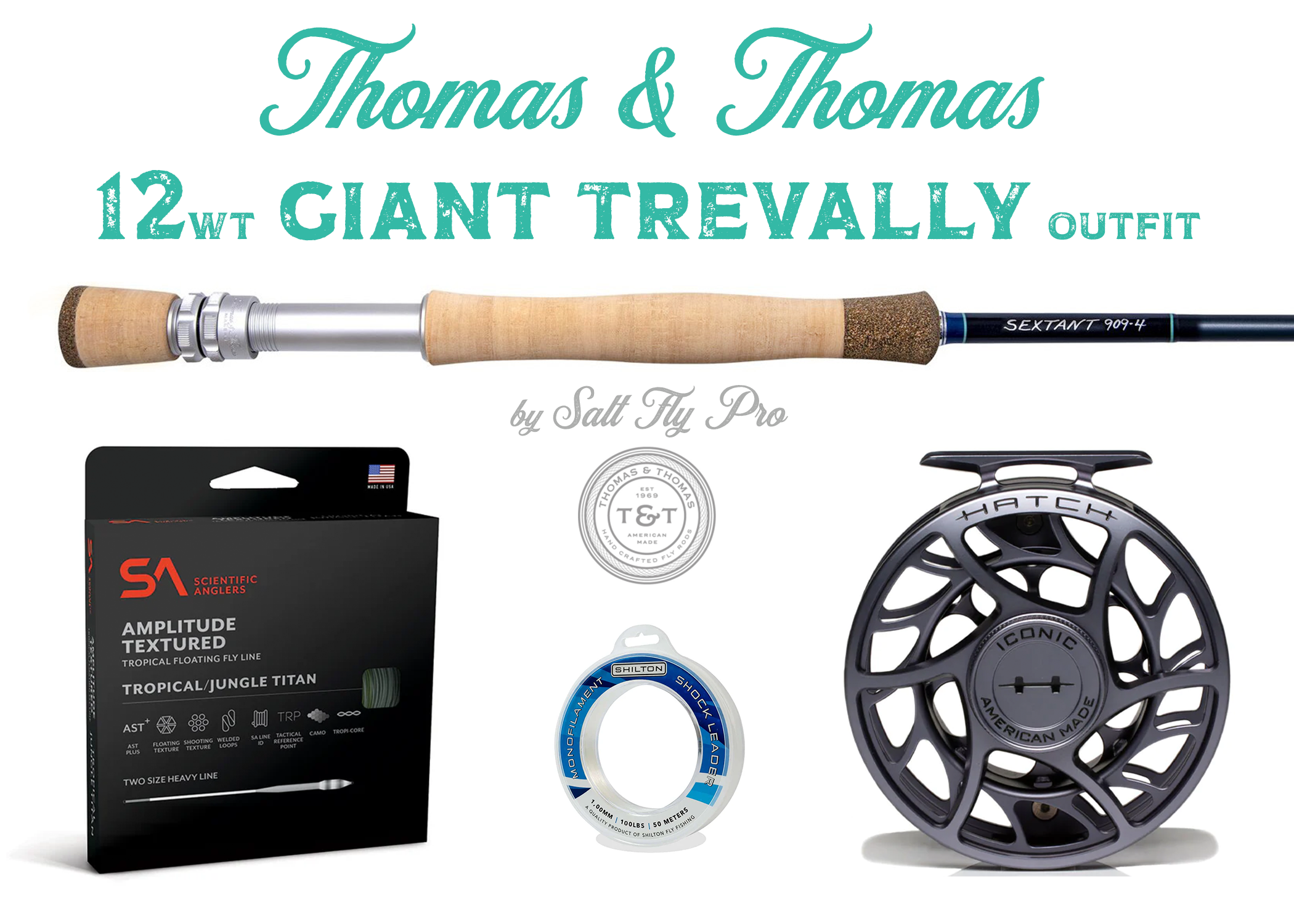 Thomas & Thomas GT 12wt GIANT TREVALLY Outfit Combo