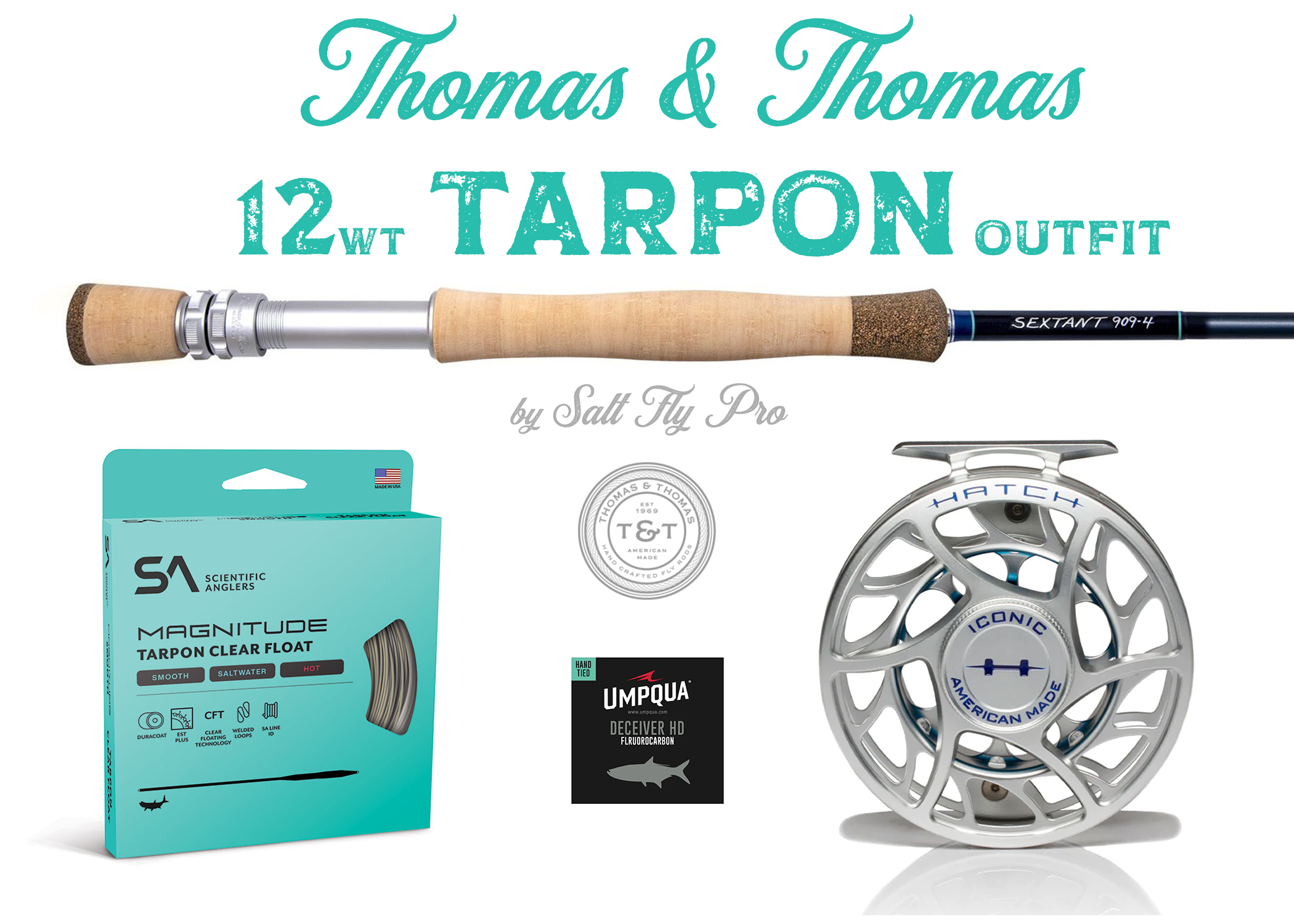 Thomas & Thomas Sextant 12wt TARPON Outfit Combo - New!