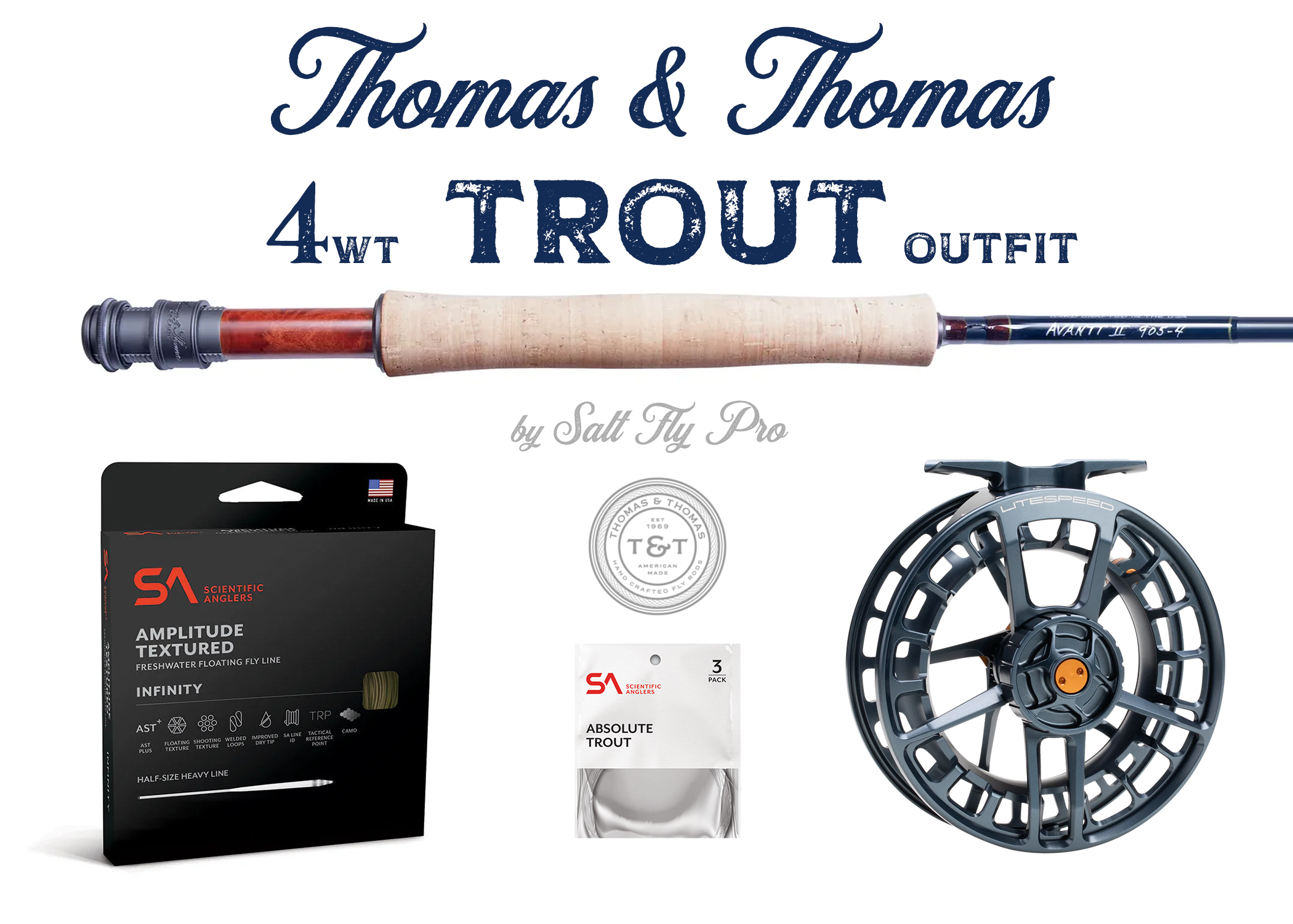 Thomas & Thomas Avantt II 4wt Fly Rod Combo Outfit
