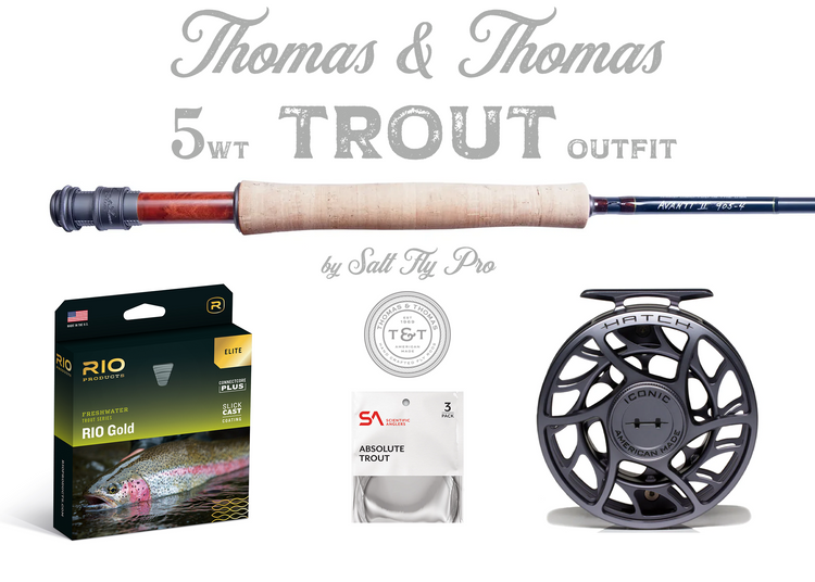 T&T Avantt II fly rod 5wt combo trout