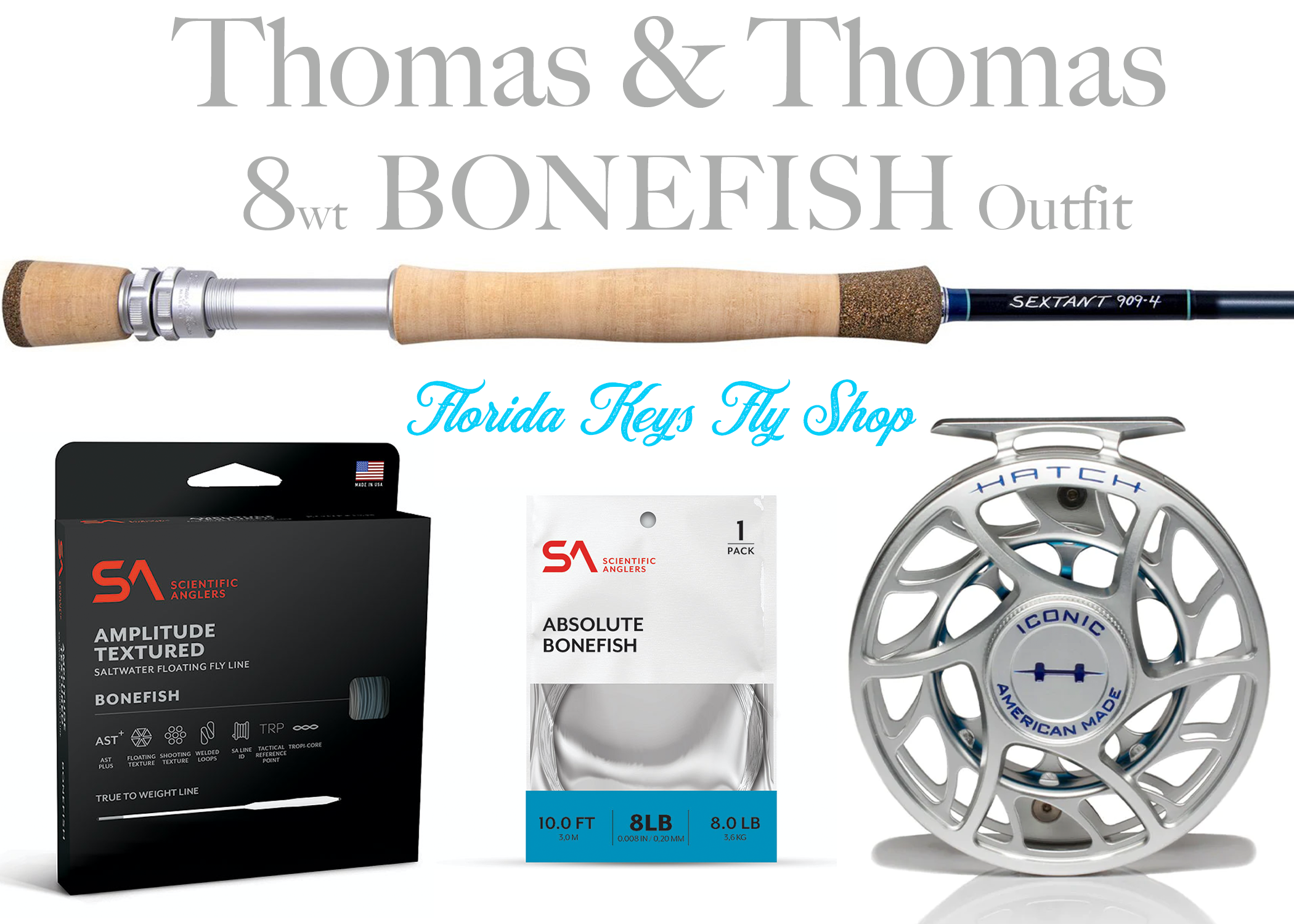 Thomas 8wt Bonefish SA Combo Outfit T&T 