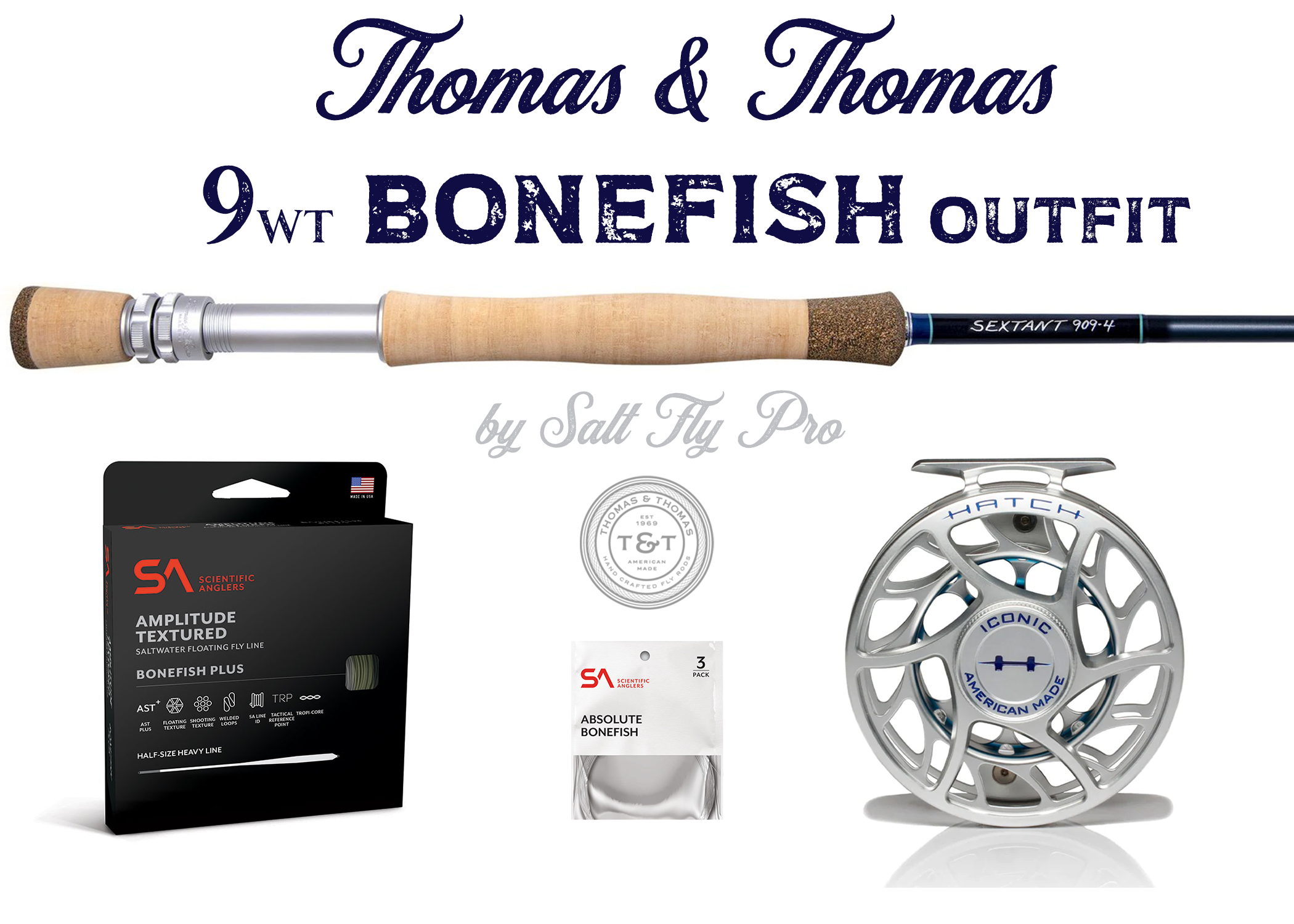 Thomas u0026 Thomas Sextant 8wt BONEFISH Outfit Combo - NEW!