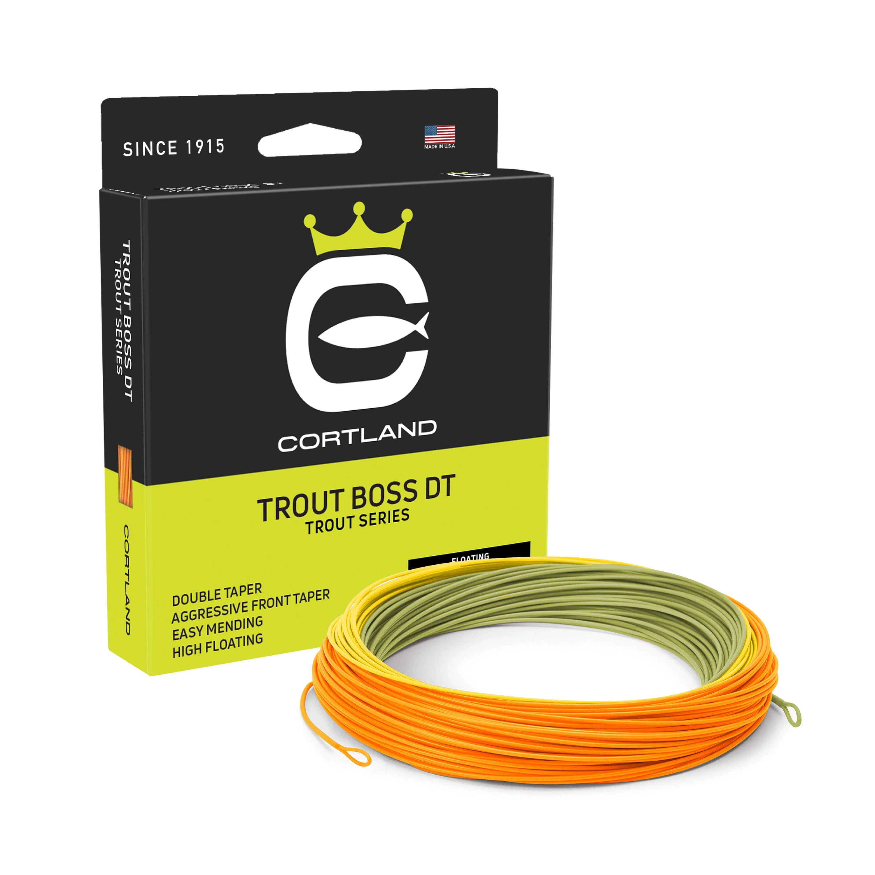 Cortland Trout Boss DT Fly Line - Trout Series Freshwater
