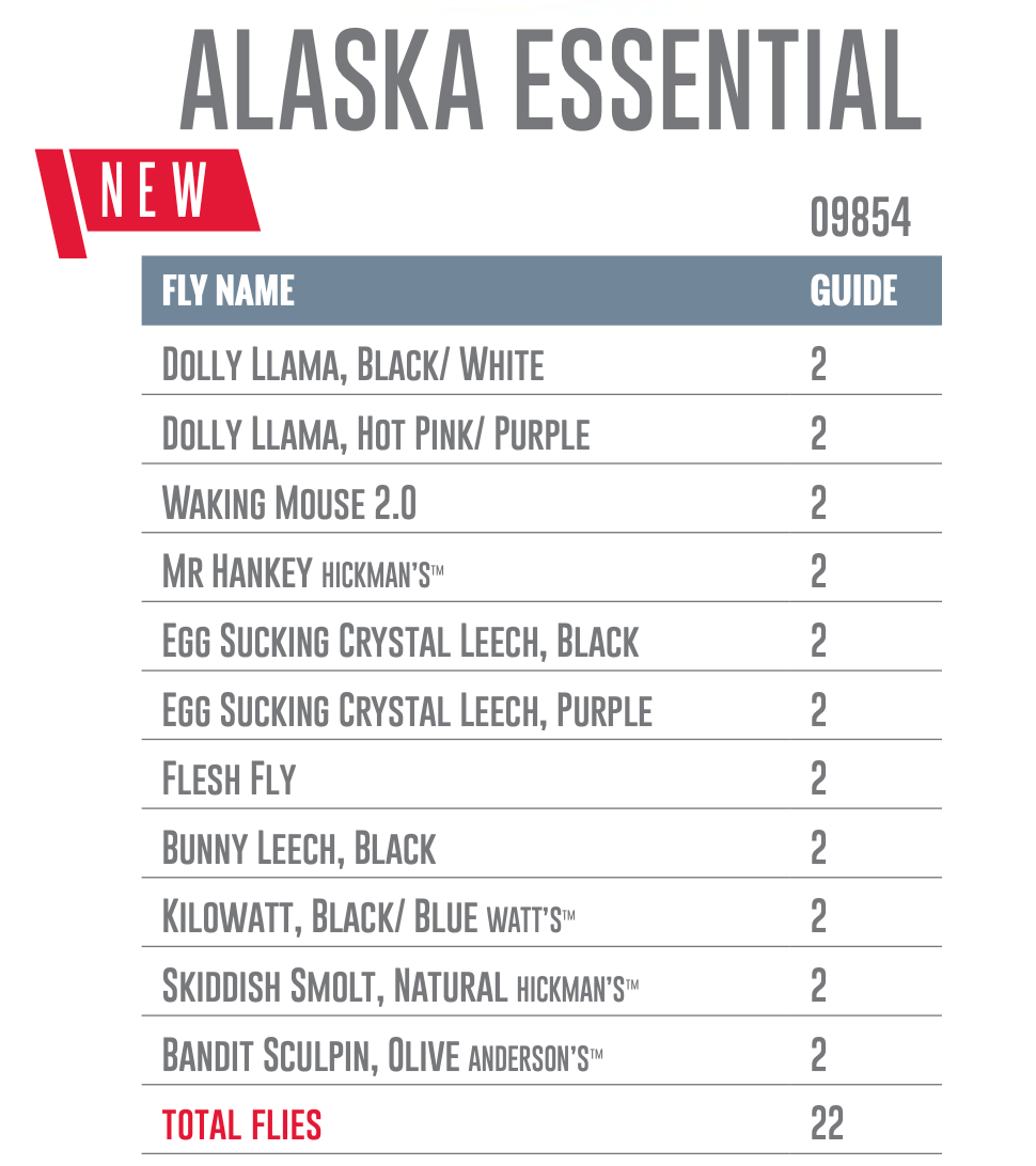 Umpqua Alaska Essential Fly Assortment