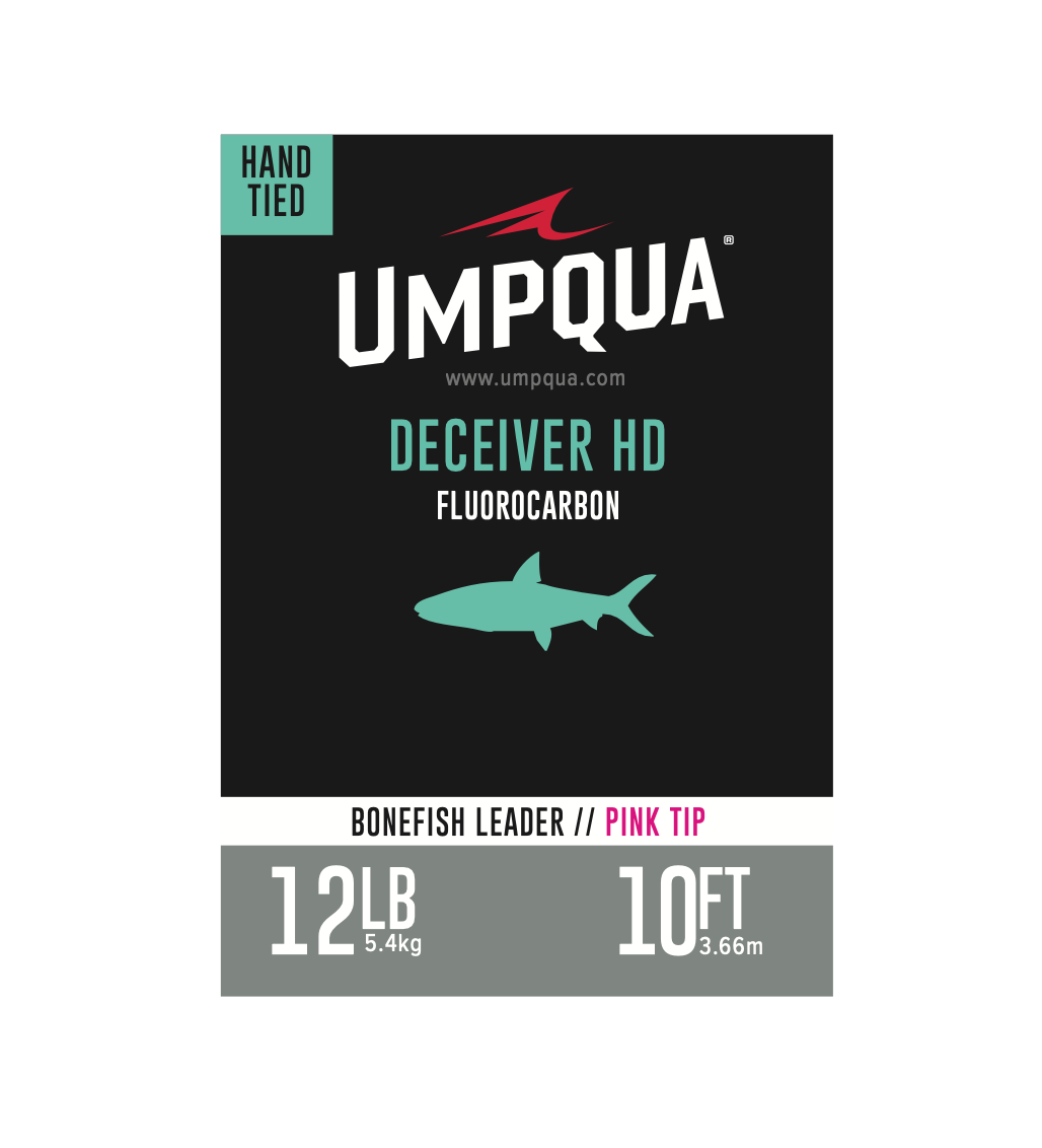 Umpqua Bonefish Fluoro Leaders with PINK Tip - New!