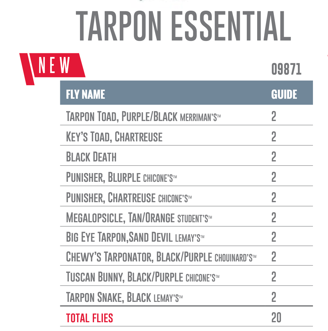 Umpqua Tarpon Essential Fly Assortment