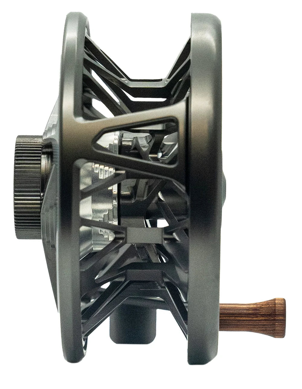Bauer RVR 6/7wt Reel Charcoal/Silver – Salt Fly Pro