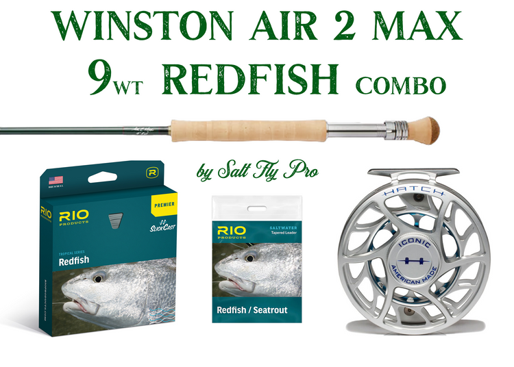 Winston AIR 2 MAX 9wt REDFISH Fly Rod Combo Outfit - NEW!