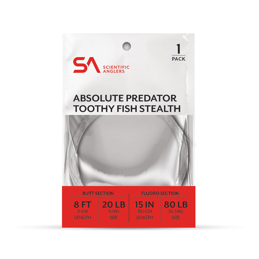 Scientific Anglers Absolute PREDATOR Toothy Fish STEALTH Leaders