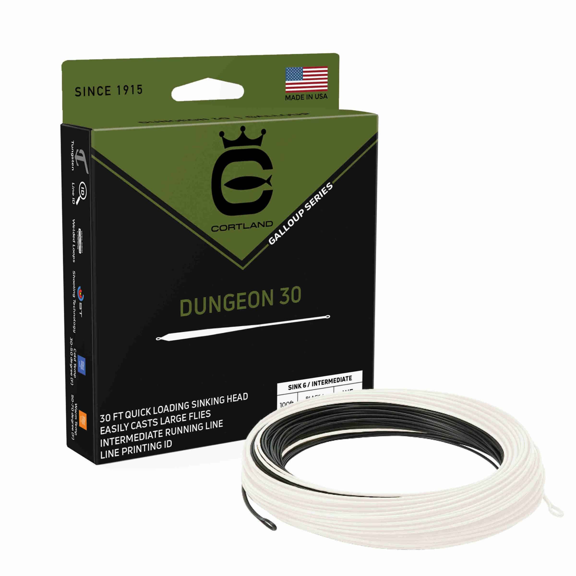 Cortland Galloup DUNGEON 30 Fly Line for Streamers - New!