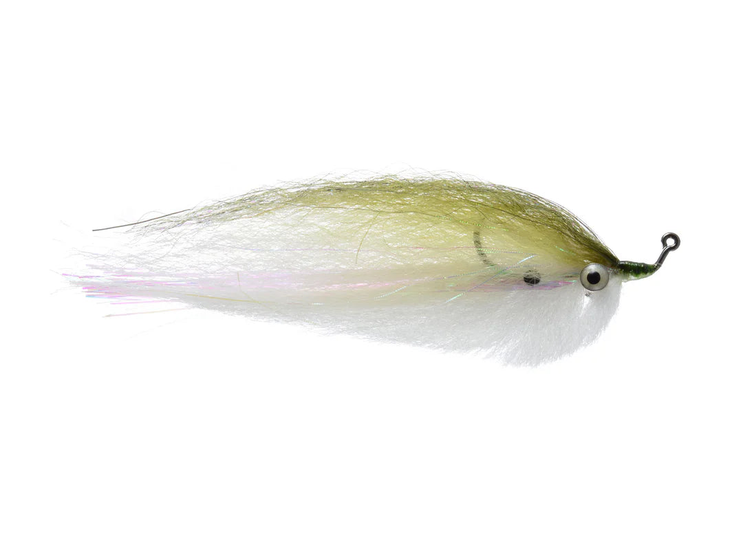Bisharat's Spot-On Baitfish in Olive/White #3/0