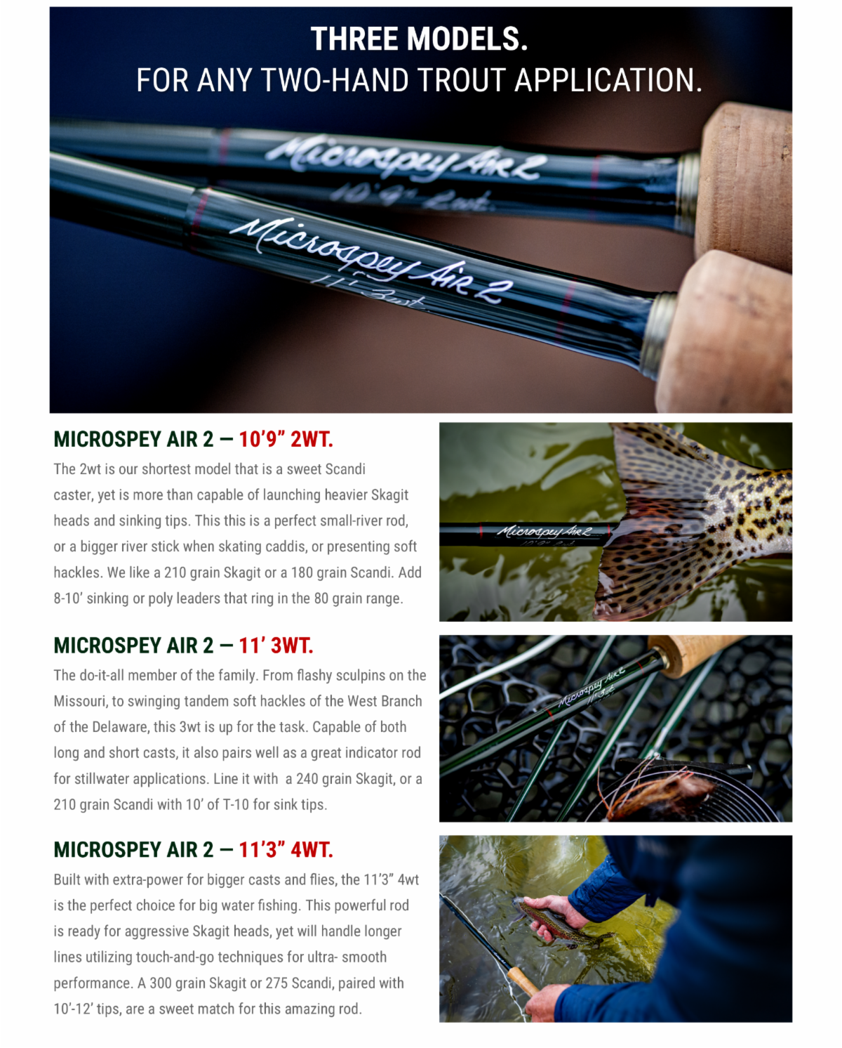 Winston Microspey Air 2 new fly rod review 2wt 3wt 4wt
