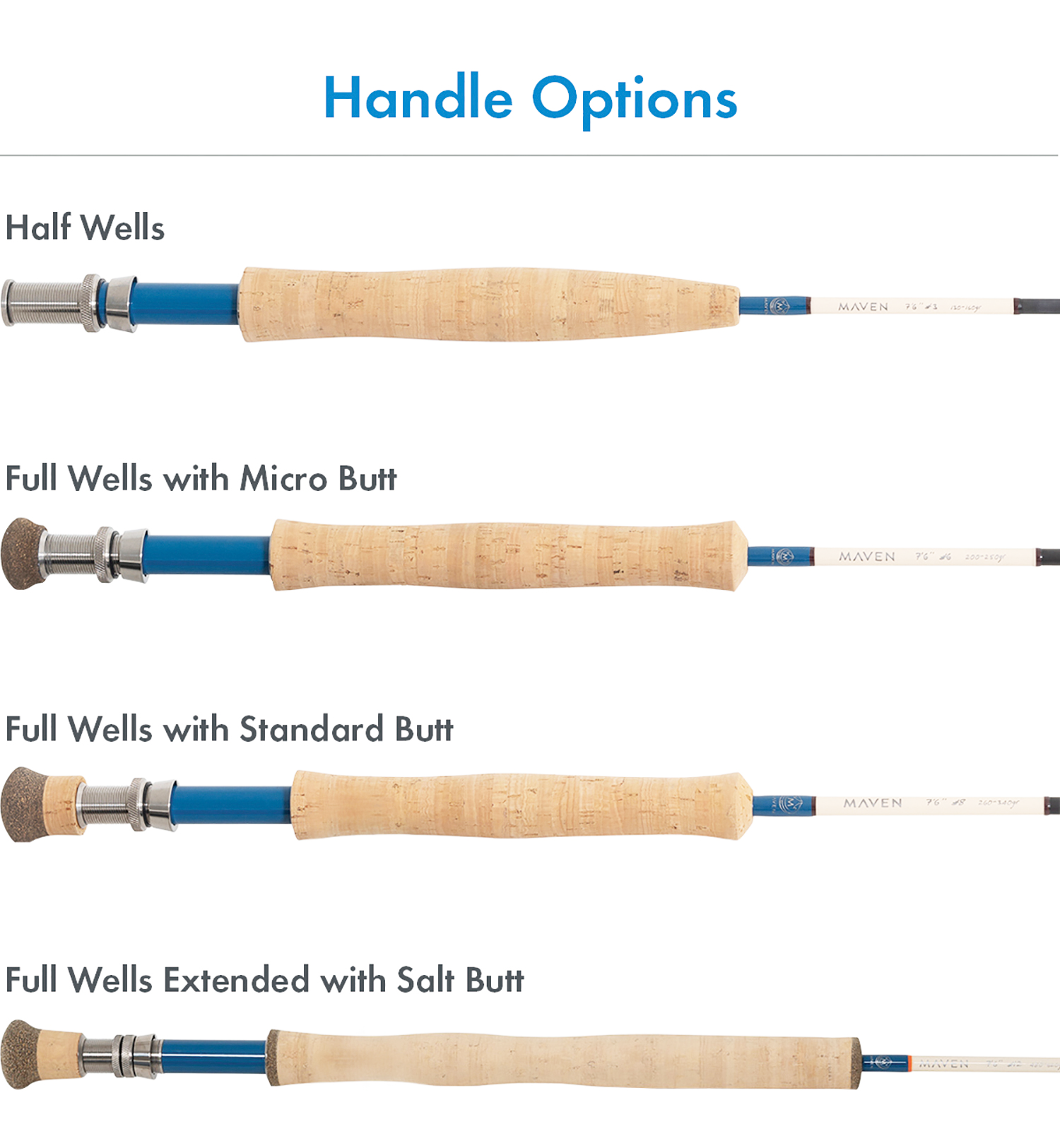Fly Rods Backbone Maven Mission Fly Rods for Saltwater in Natural color - NEW!