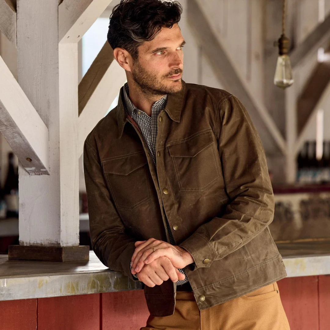 Tom Beckbe Chatom Jacket in Tobacco Brown - NEW!