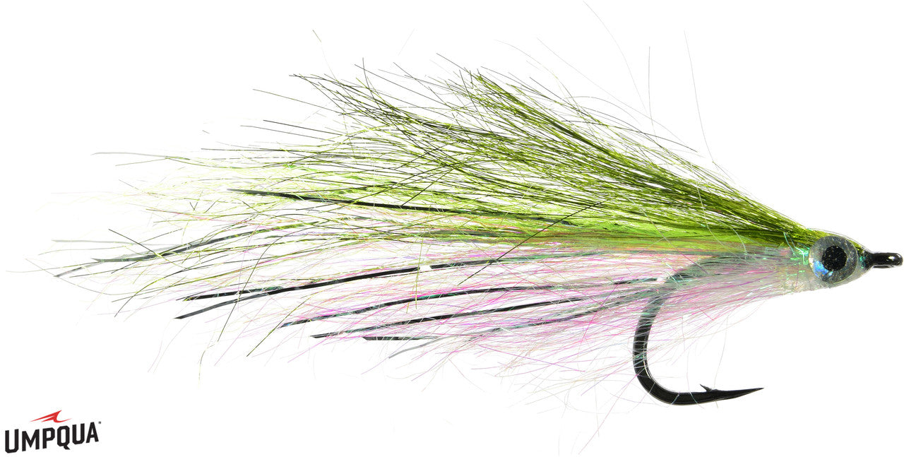 Umpqua Mushmouth Mini Chartreuse/Pearl